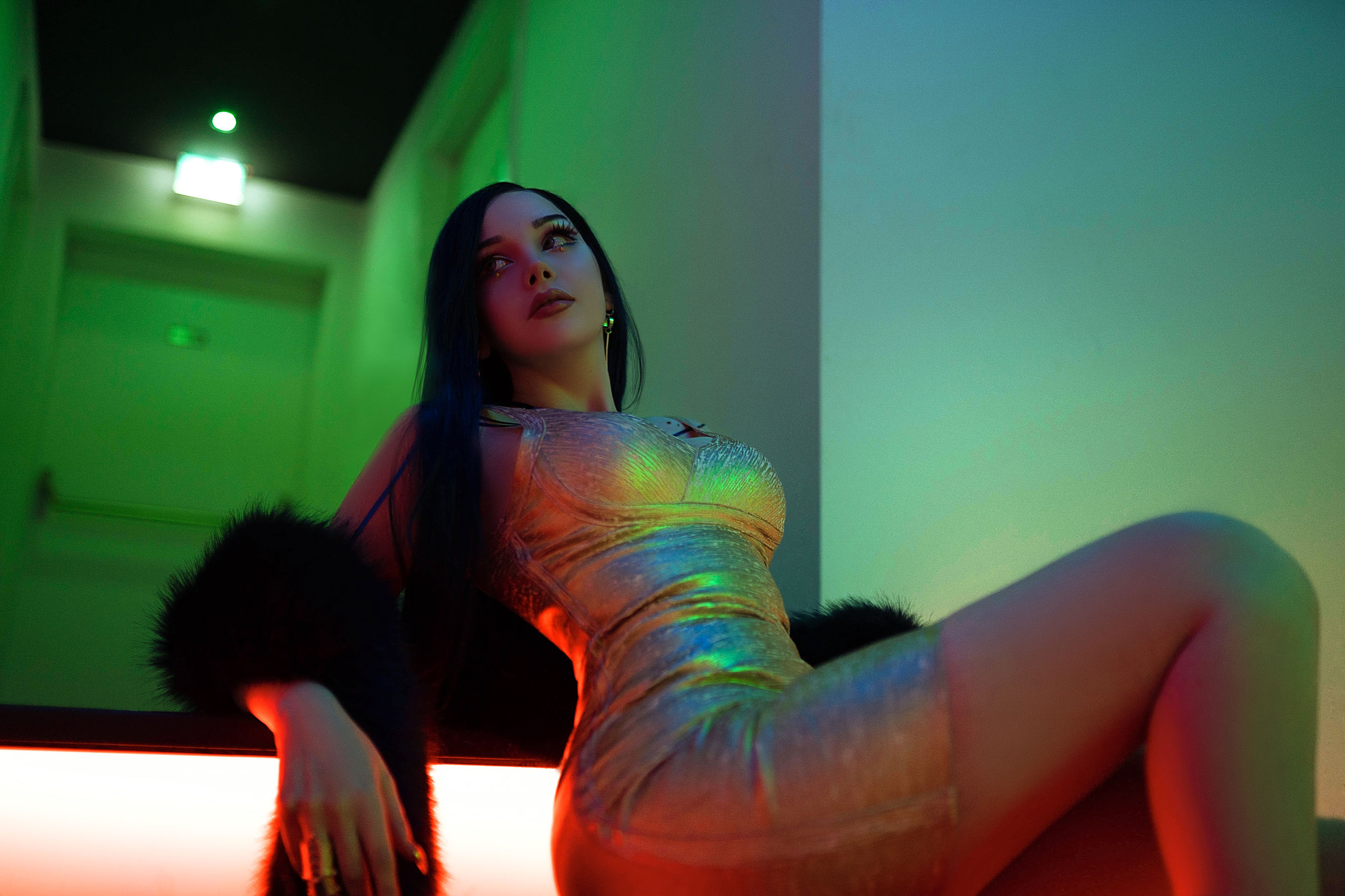 国外美女SayaTheFox – Cyberpunk Dress [15P]