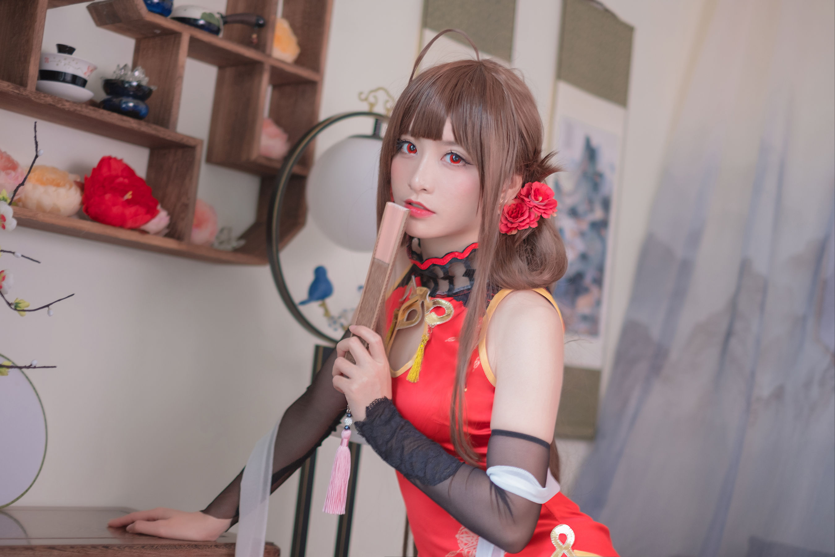 [Cosplay写真] Coser星野saori – DSR-50 红牡丹 [10P]