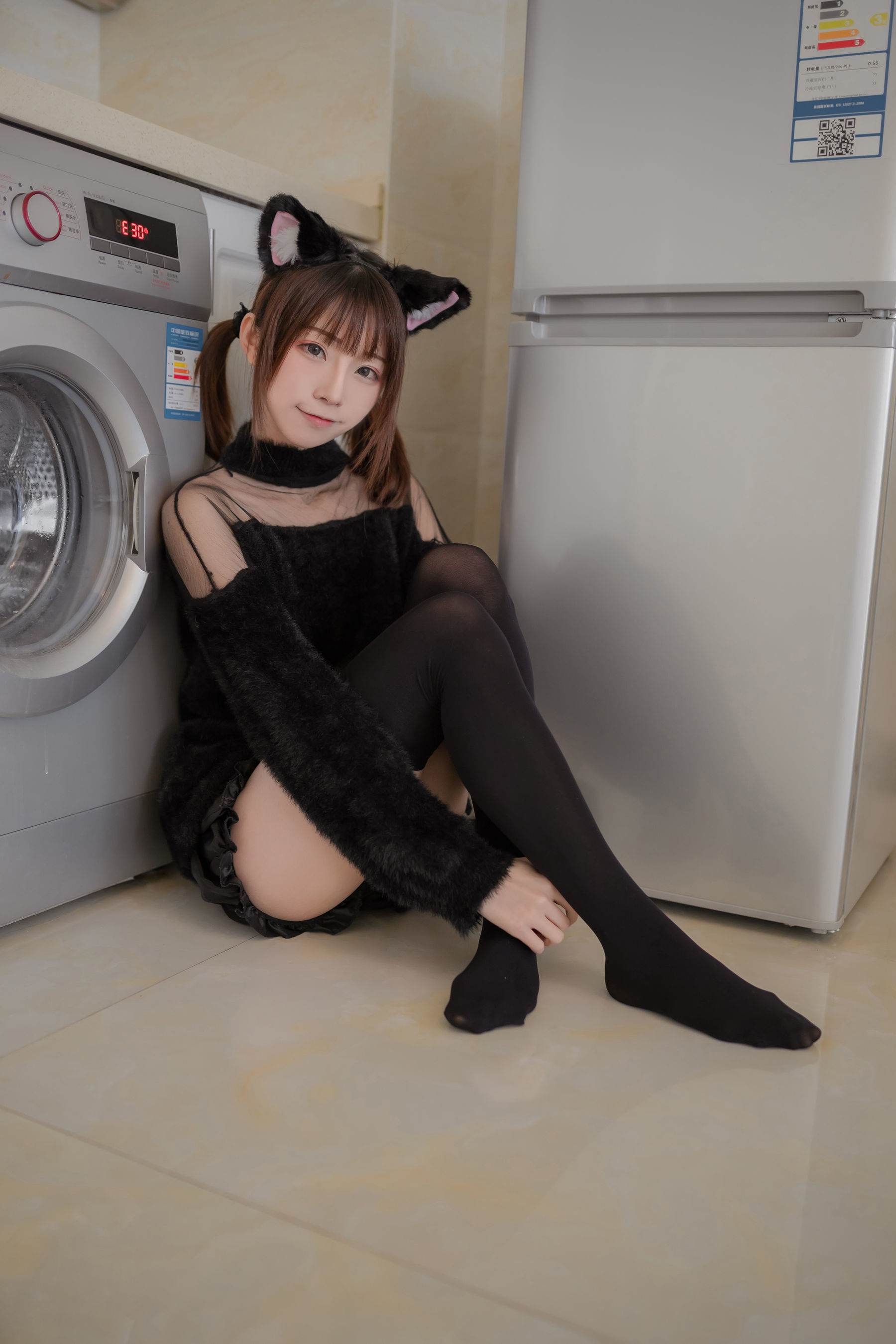 动漫博主Kitaro_绮太郎 – 黑喵 [45P]