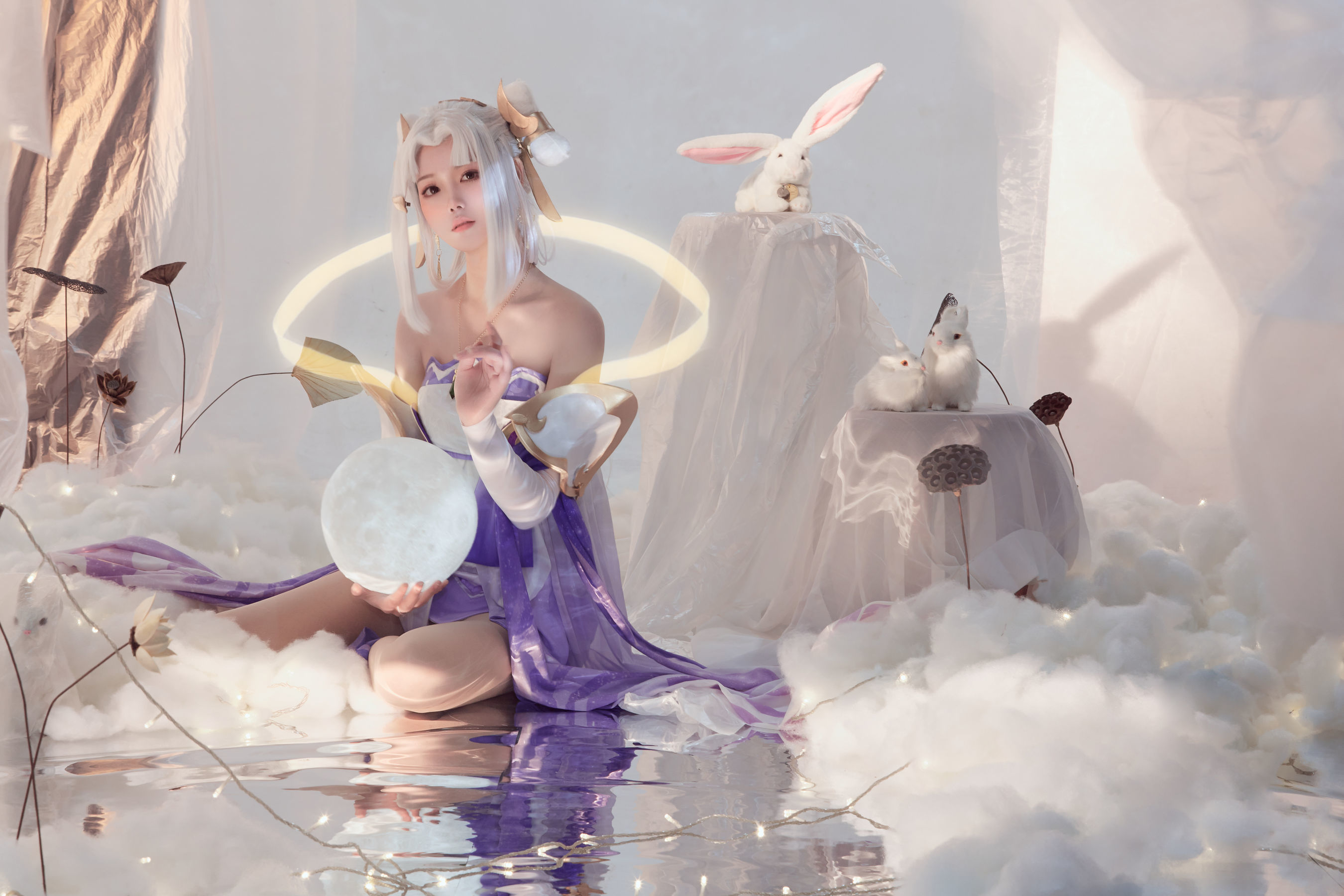 人气coser戚顾儿MIKI 王者荣耀 嫦娥 [22P]