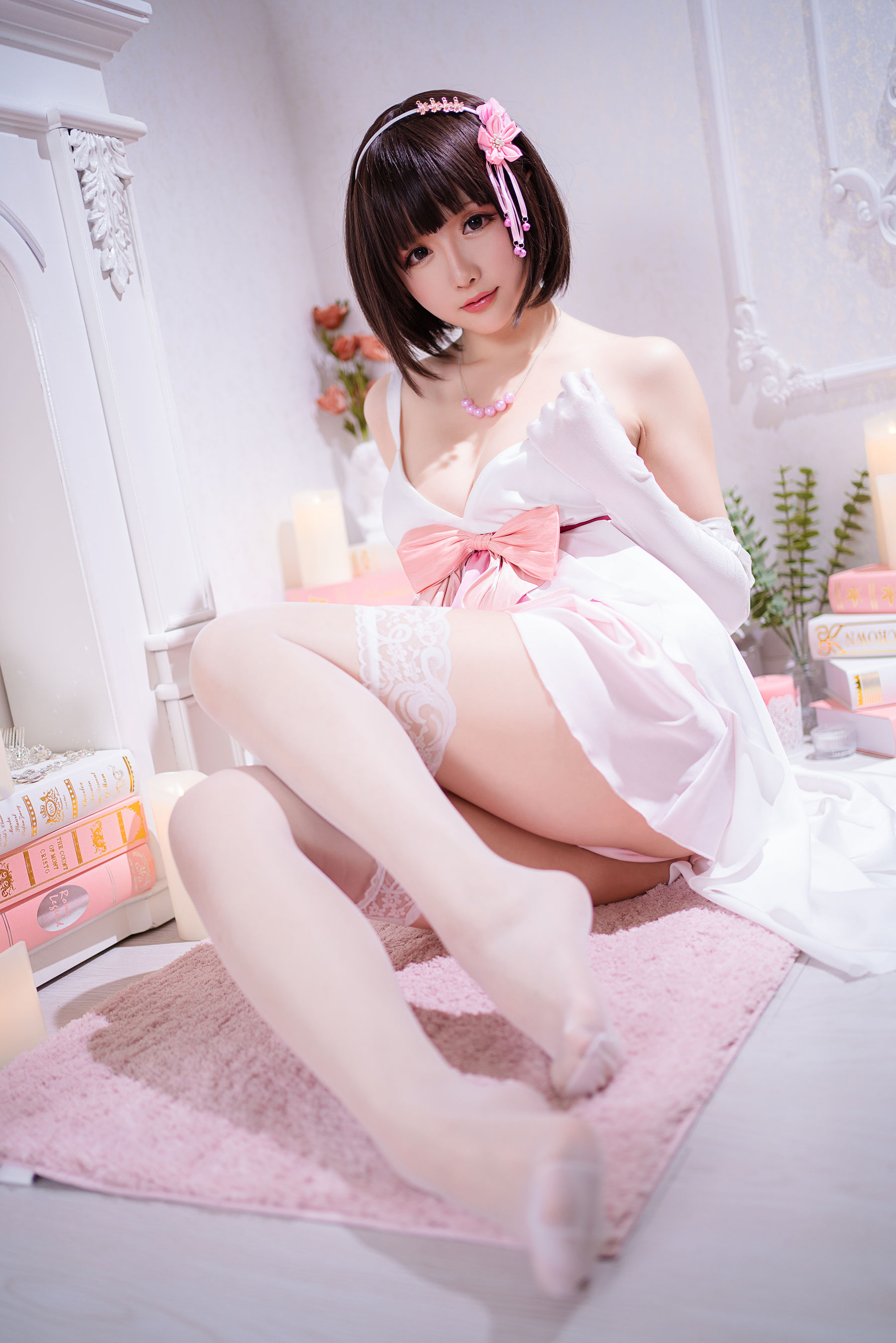 Coser小姐姐星之迟迟 – 加藤惠 特典礼服 [60P]