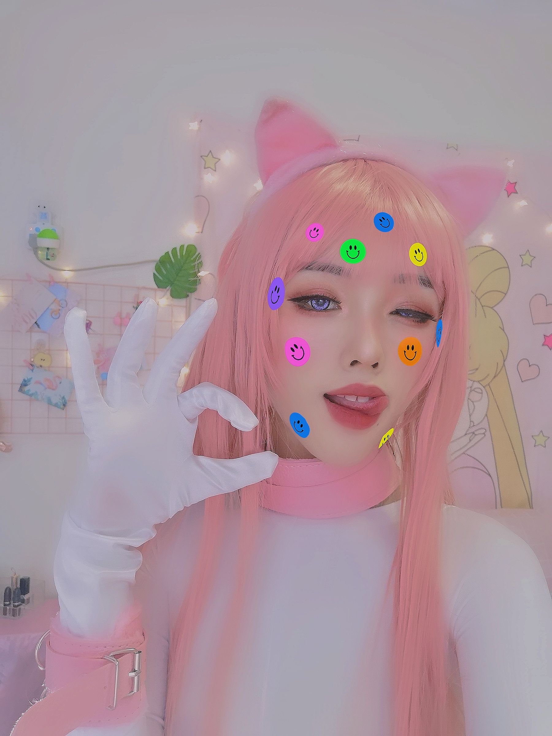 钛合金大粑粑 – 连体白丝 [15P]