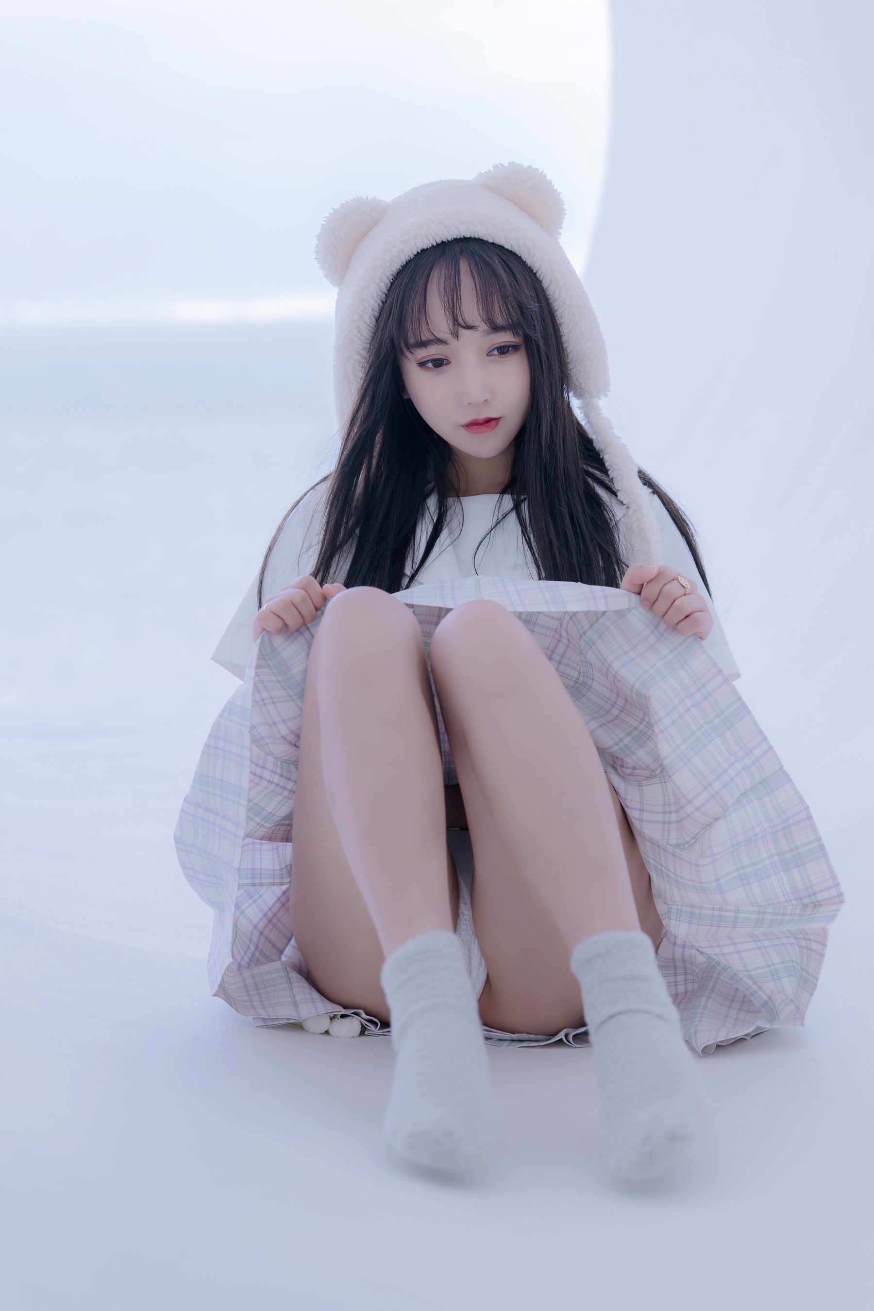 斗鱼米线线sama写真 JK萌妹 [58P]