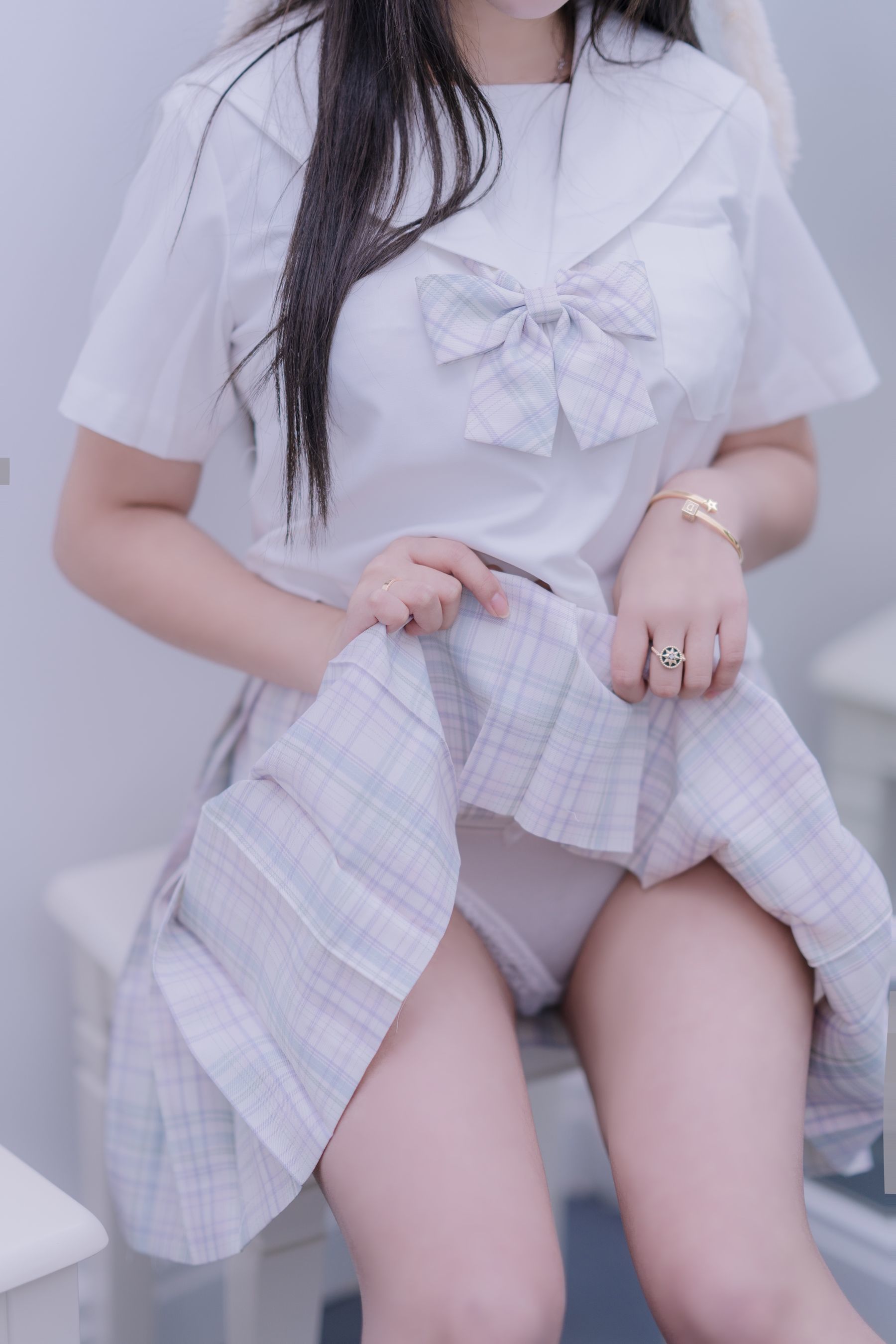 斗鱼米线线sama写真 JK萌妹 [58P]