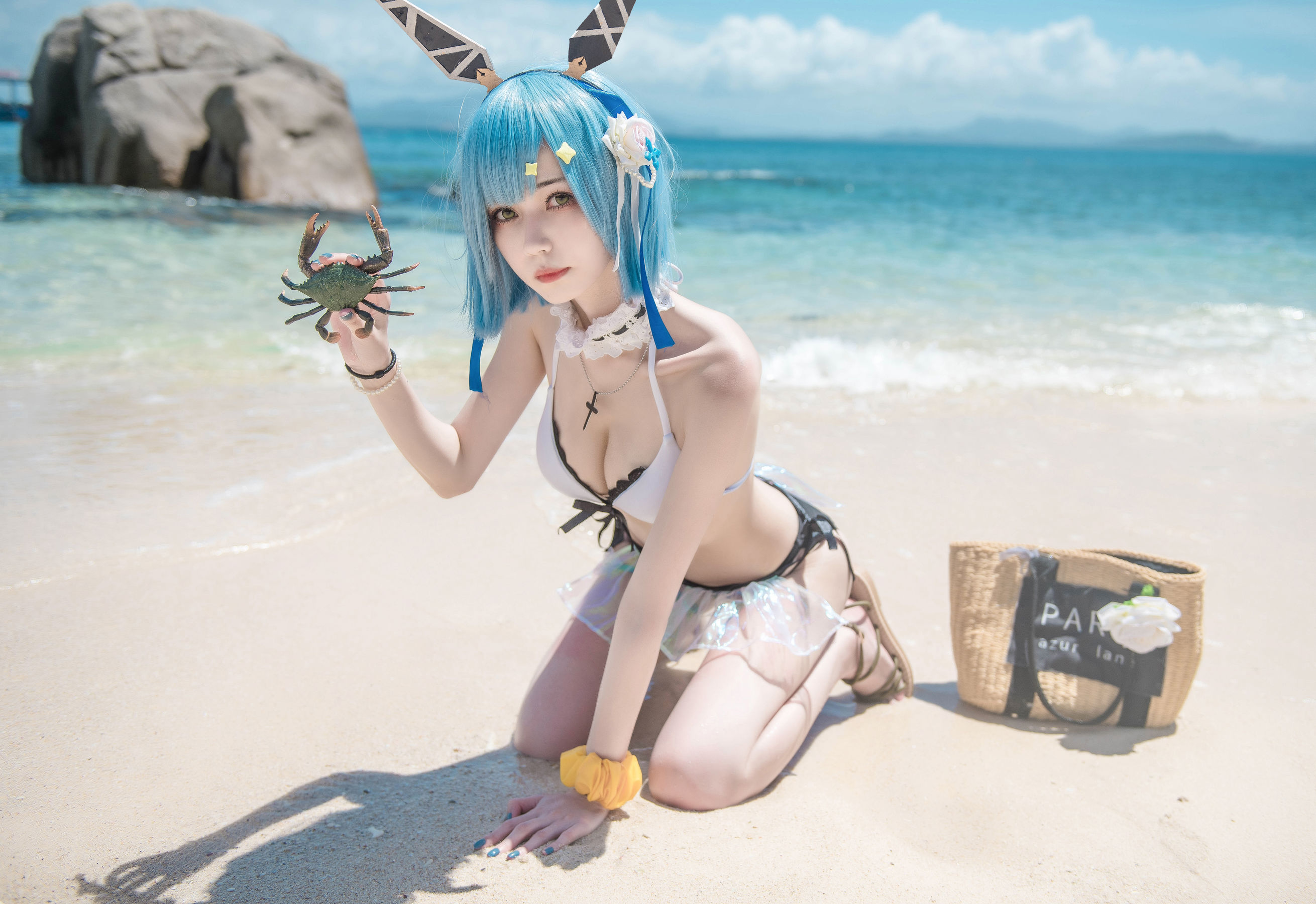 [Cosplay写真] 小妖精你的负卿 – 加斯科涅 [24P]