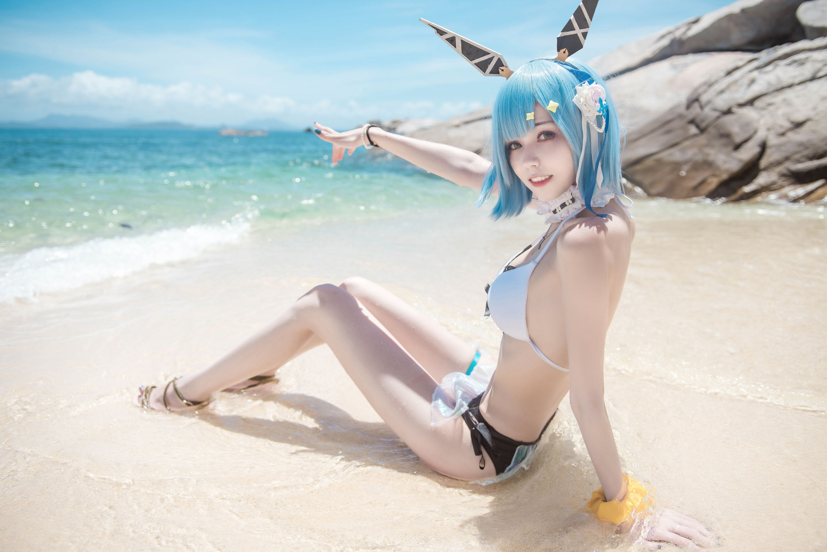 [Cosplay写真] 小妖精你的负卿 – 加斯科涅 [24P]