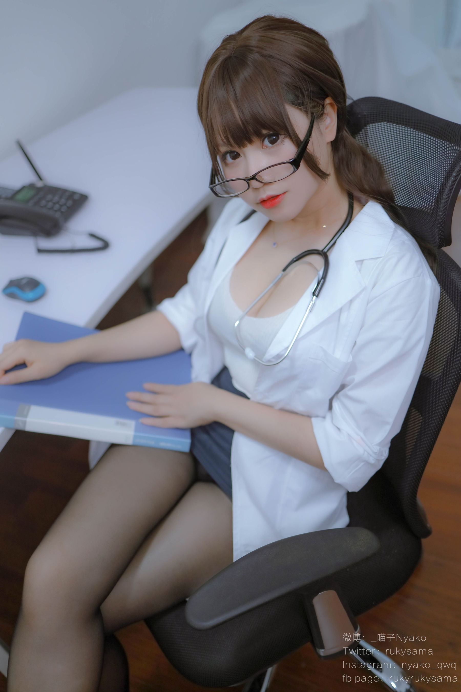 萌妹子Nyako喵子 – 秘密病栋 [131P]