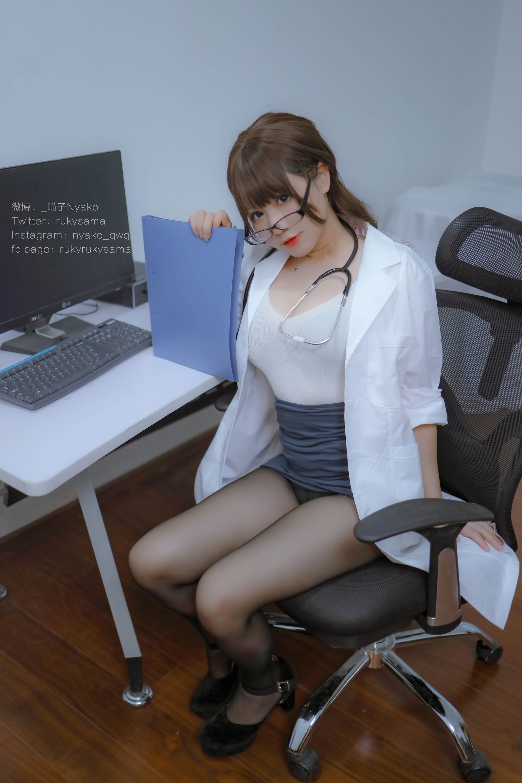 萌妹子Nyako喵子 – 秘密病栋 [131P]