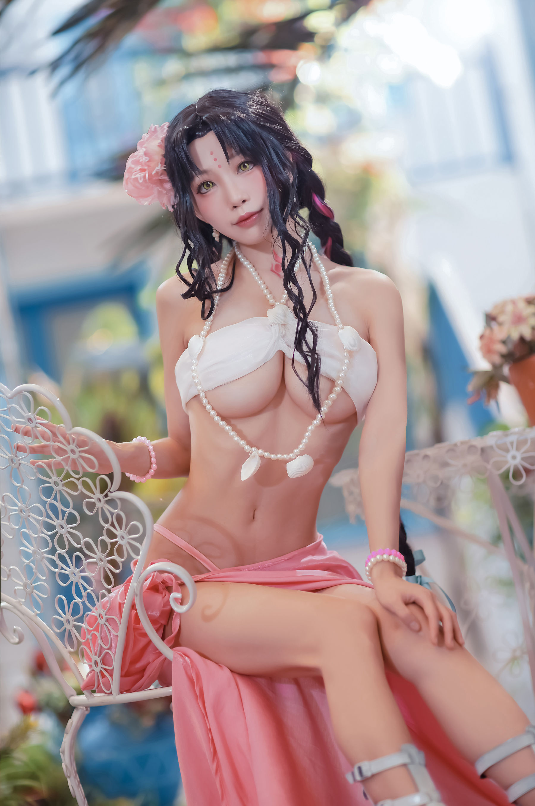 [Cosplay写真] 动漫博主水淼aqua – 杀生院泳装 [30P]