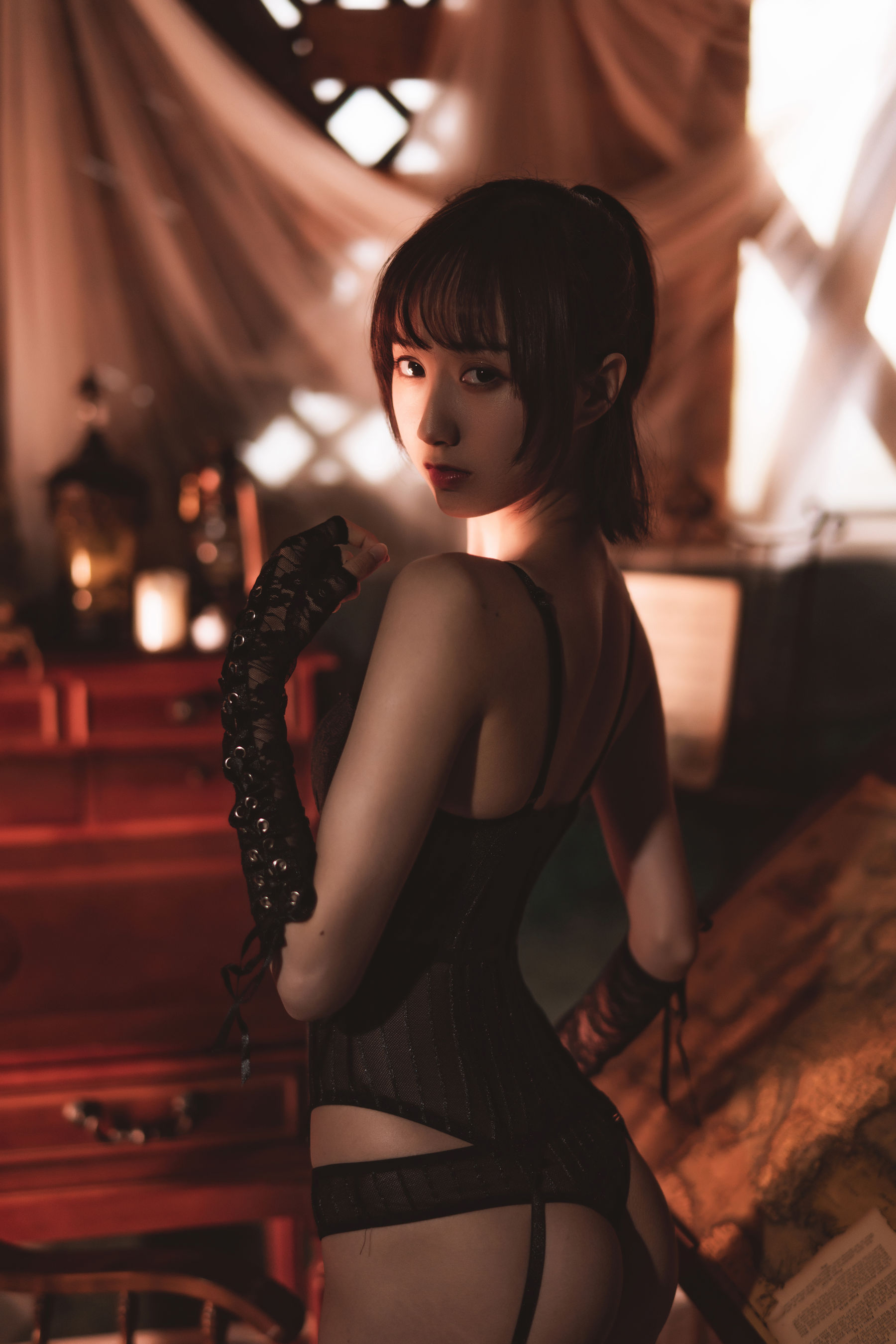 萌系小姐姐木绵绵OwO – 紧身内衣 [70P]