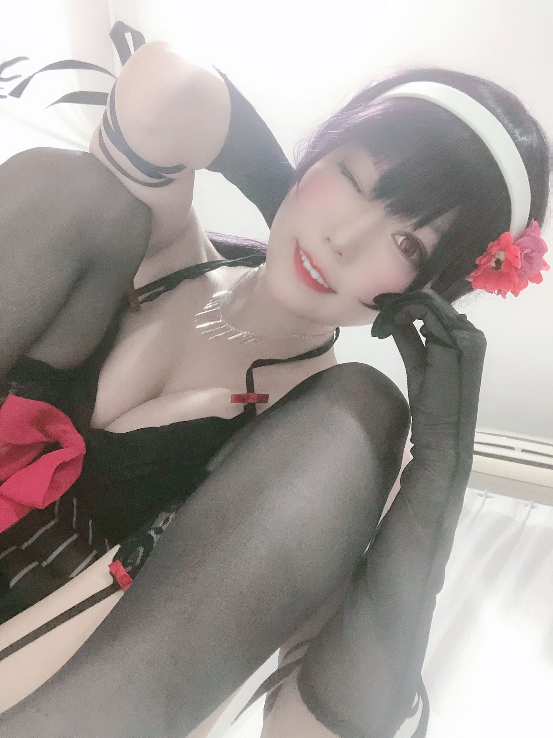 香草喵露露 – 诗羽学姐睡衣 [45P]