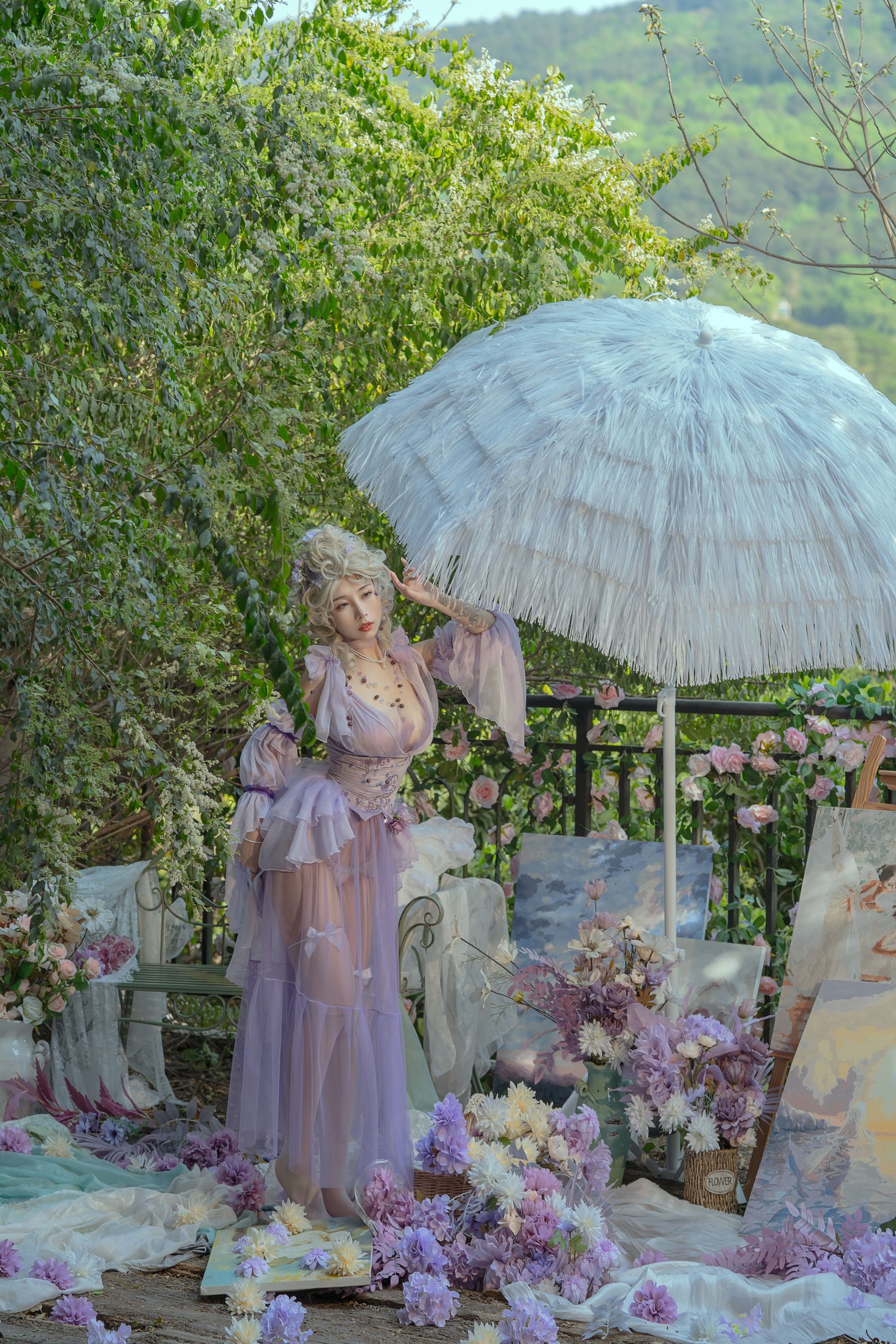 云溪溪 – 奶桃 春风 [50P]