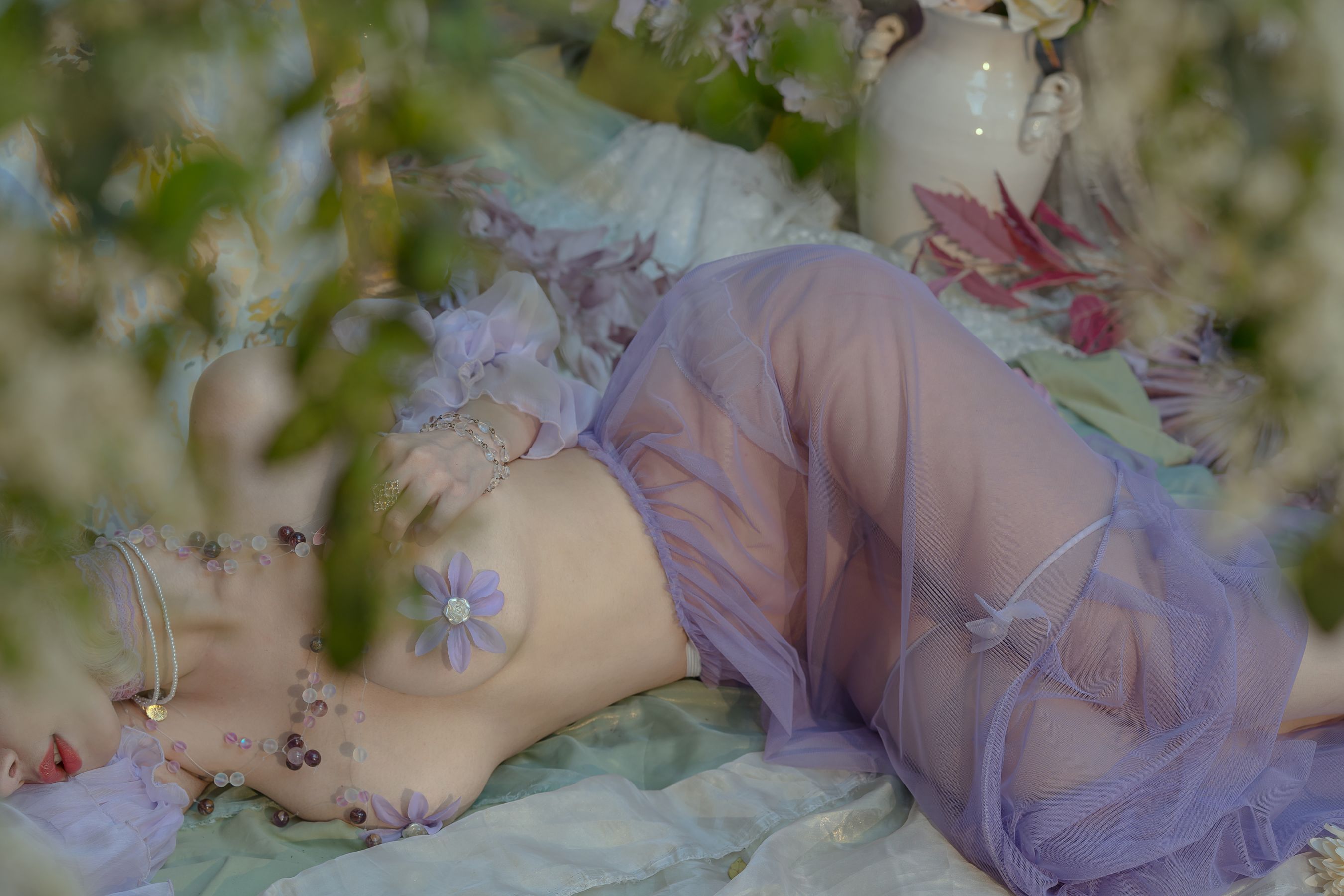 云溪溪 – 奶桃 春风 [50P]