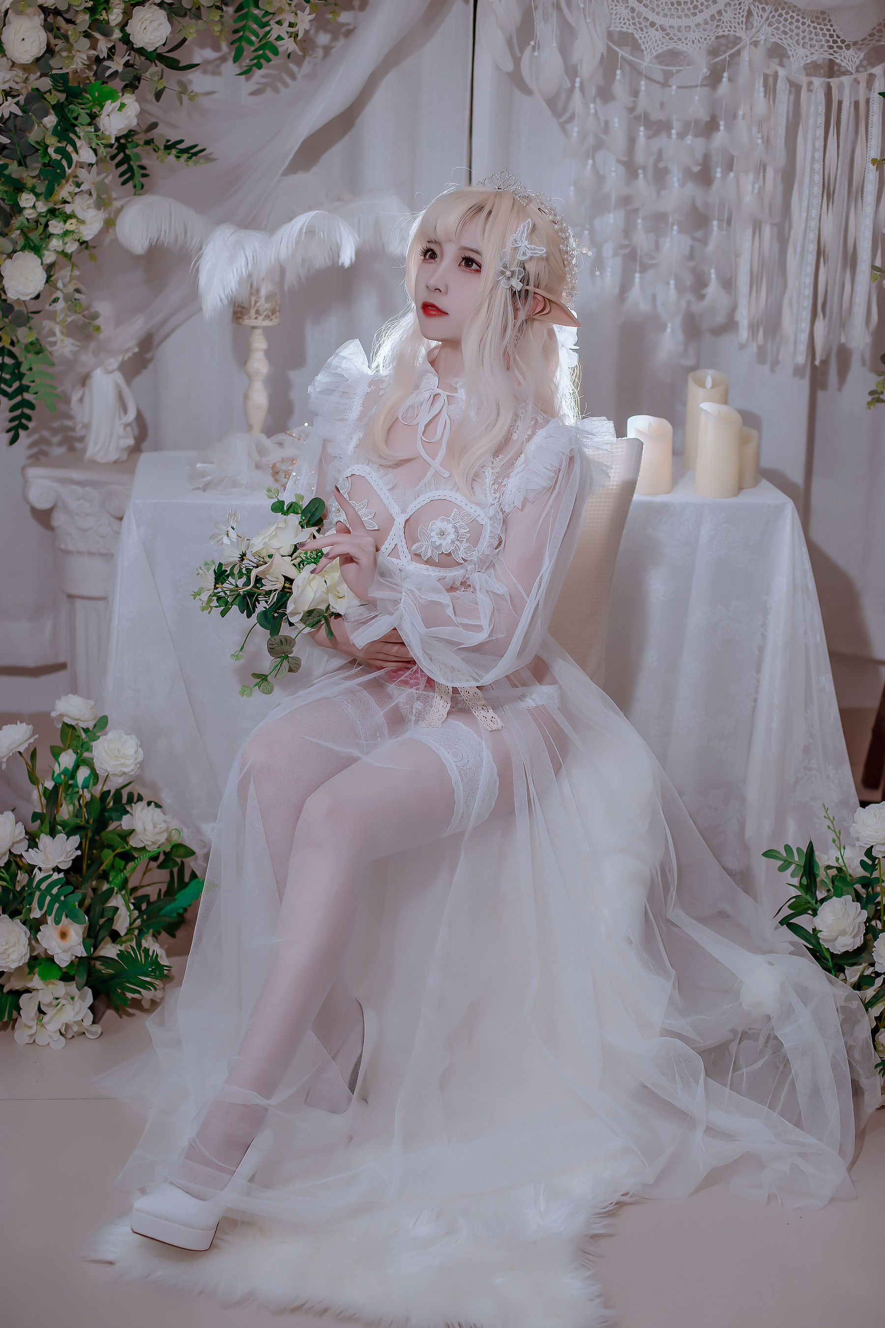 人气Coser二佐Nisa – 精灵公主 [60P]