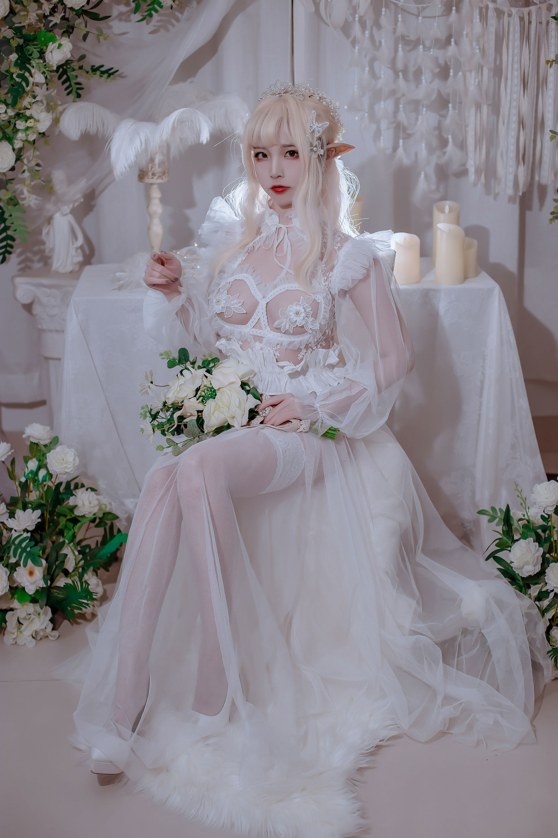 人气Coser二佐Nisa – 精灵公主 [60P]