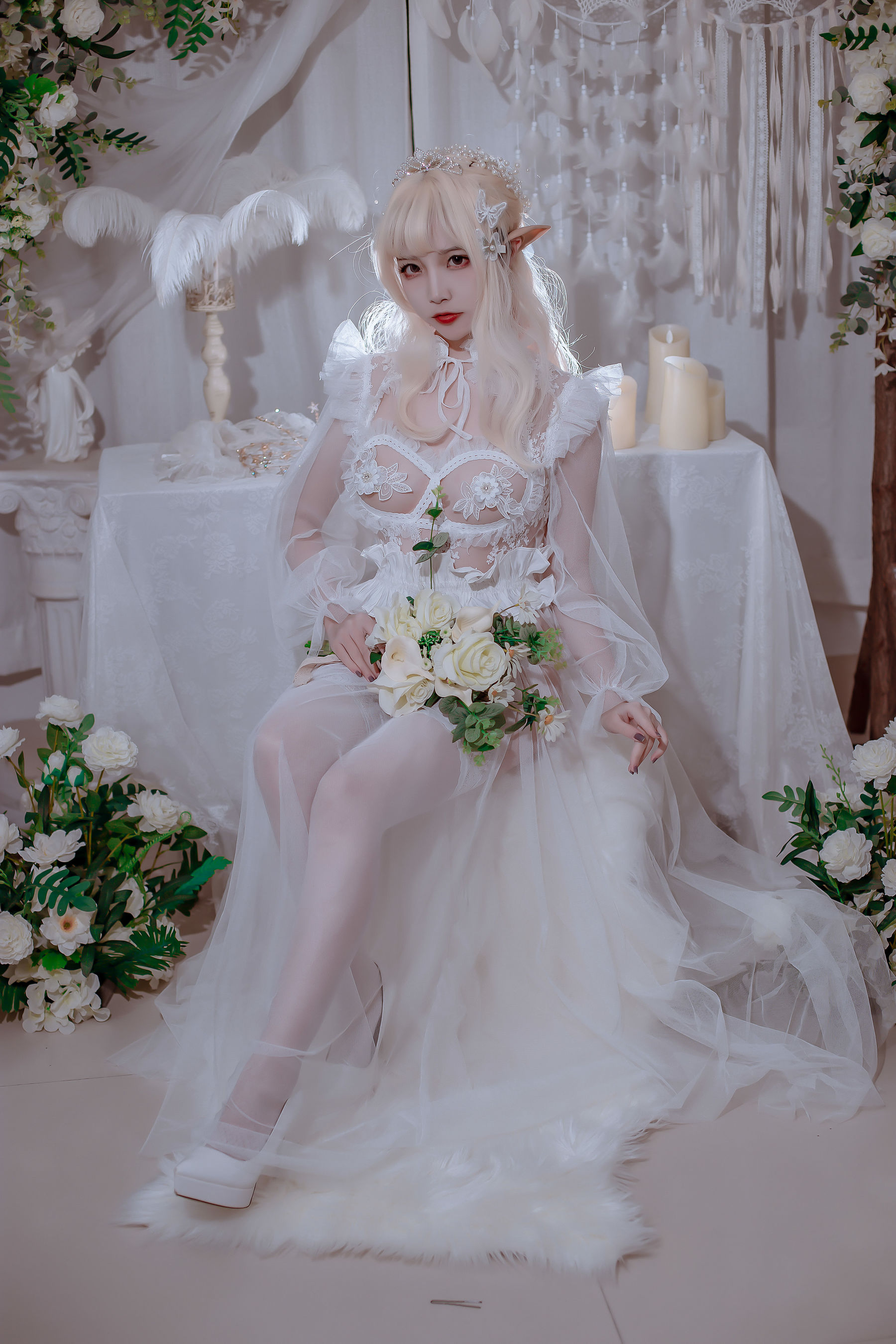 人气Coser二佐Nisa – 精灵公主 [60P]