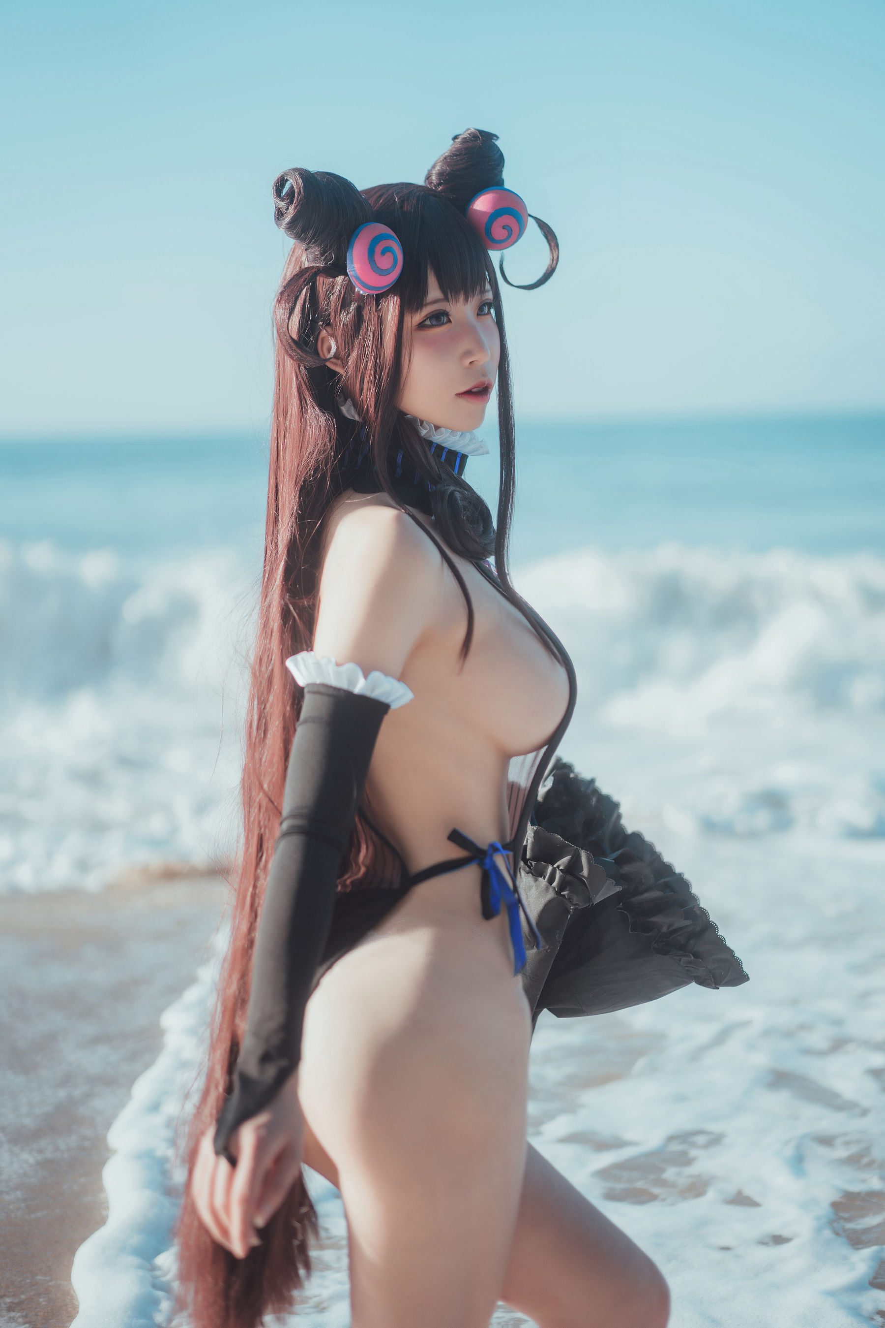 动漫博主爱老师_PhD – 紫式部 eno泳装 [15P]