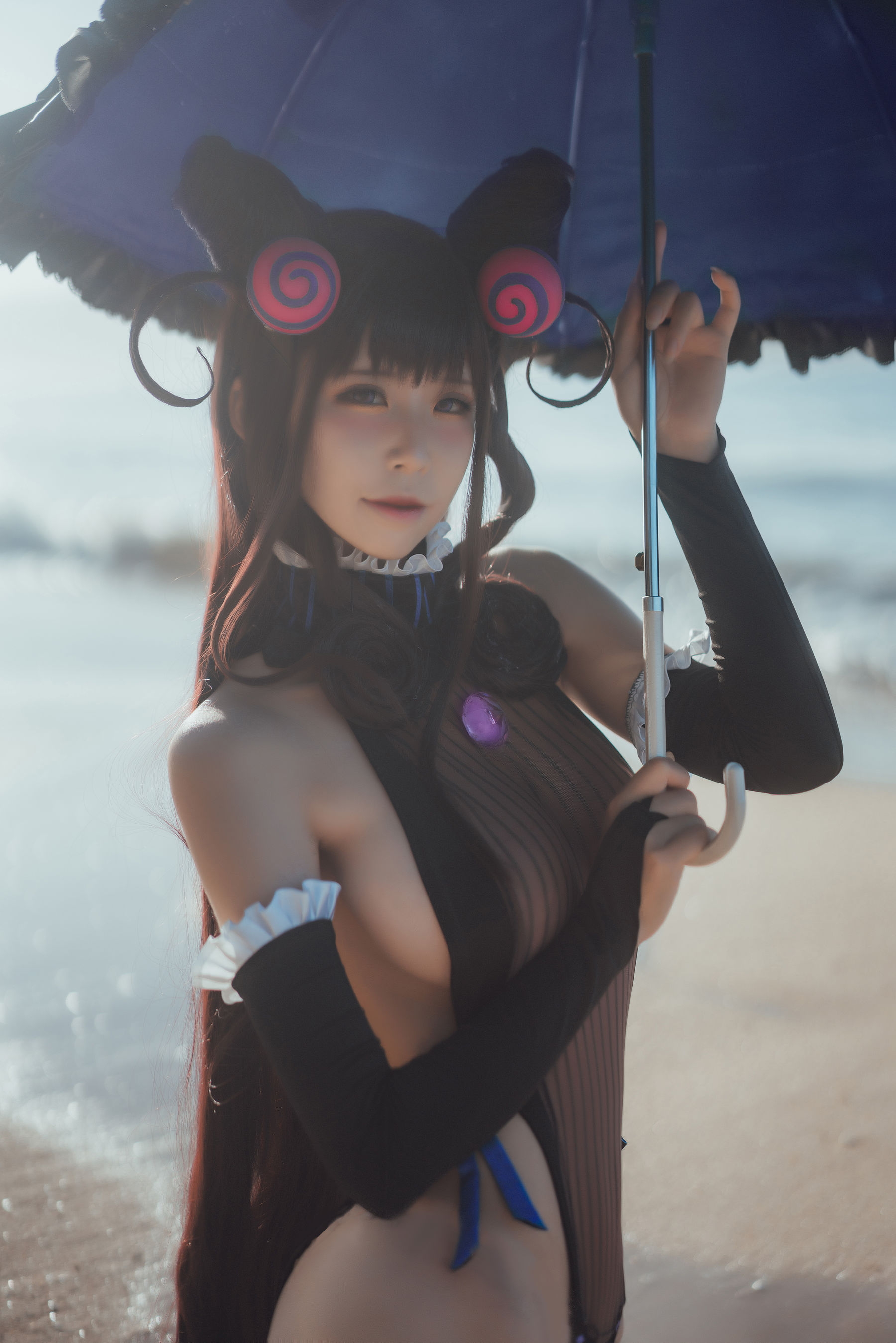 动漫博主爱老师_PhD – 紫式部 eno泳装 [15P]