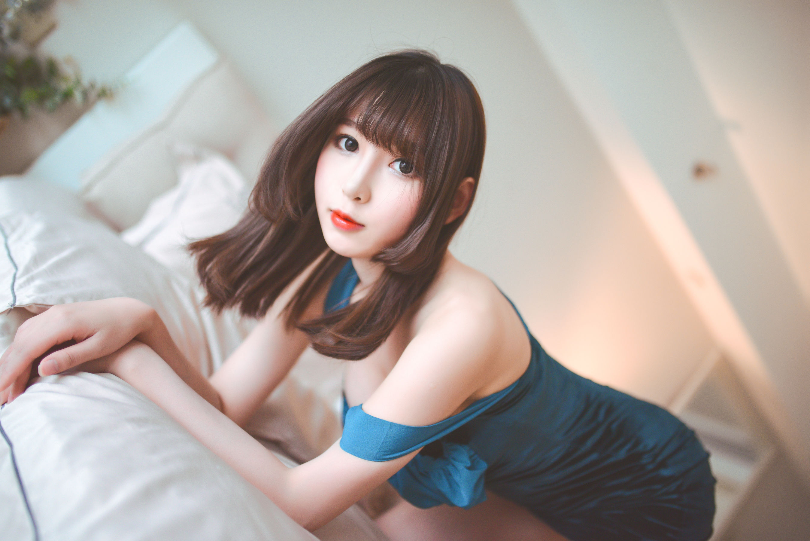 斗鱼主播w黑米粥w – 圣诞 [30P]