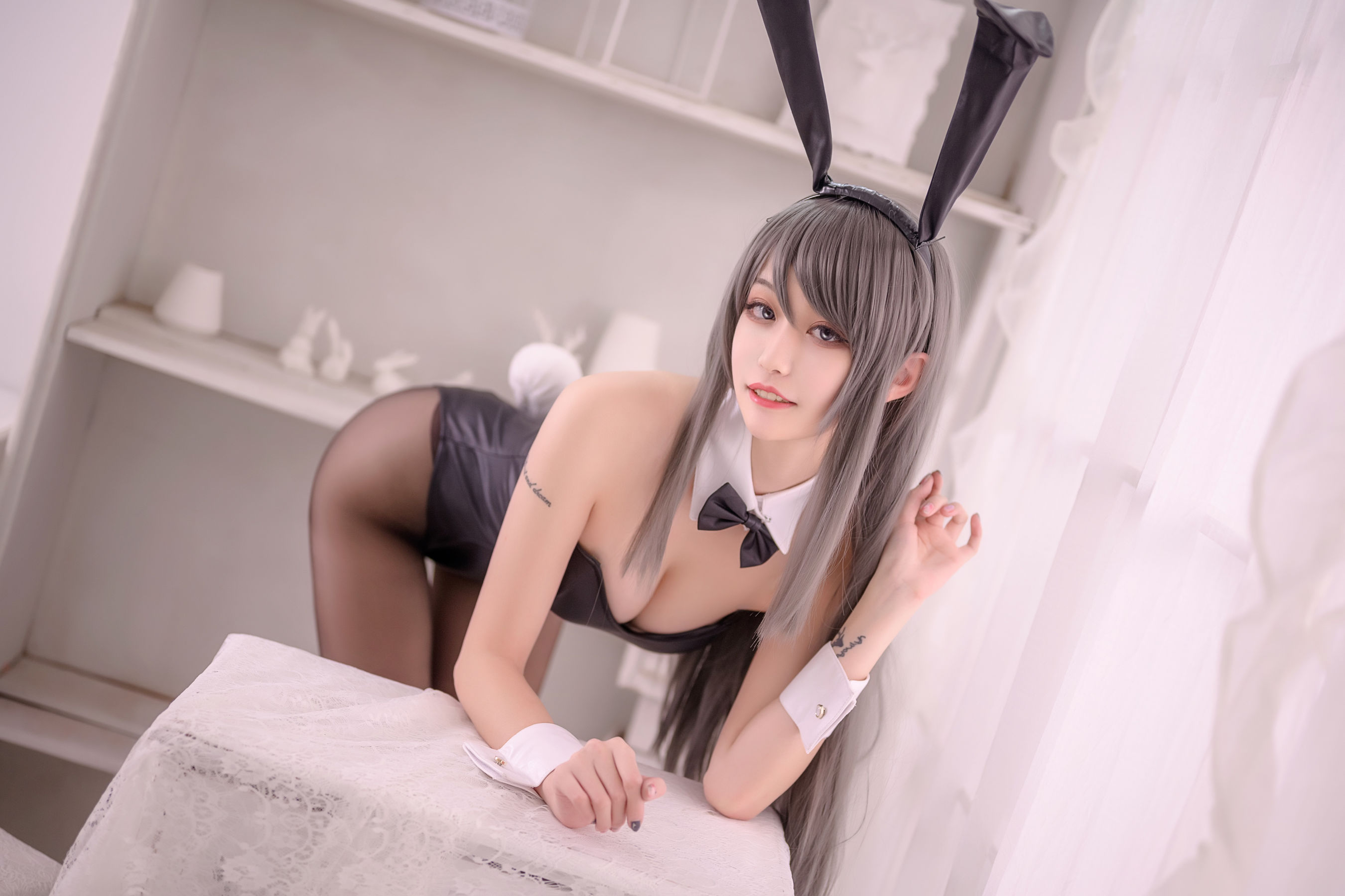 COS萌妹沧霁桔梗 – 麻衣学姐 [18P]