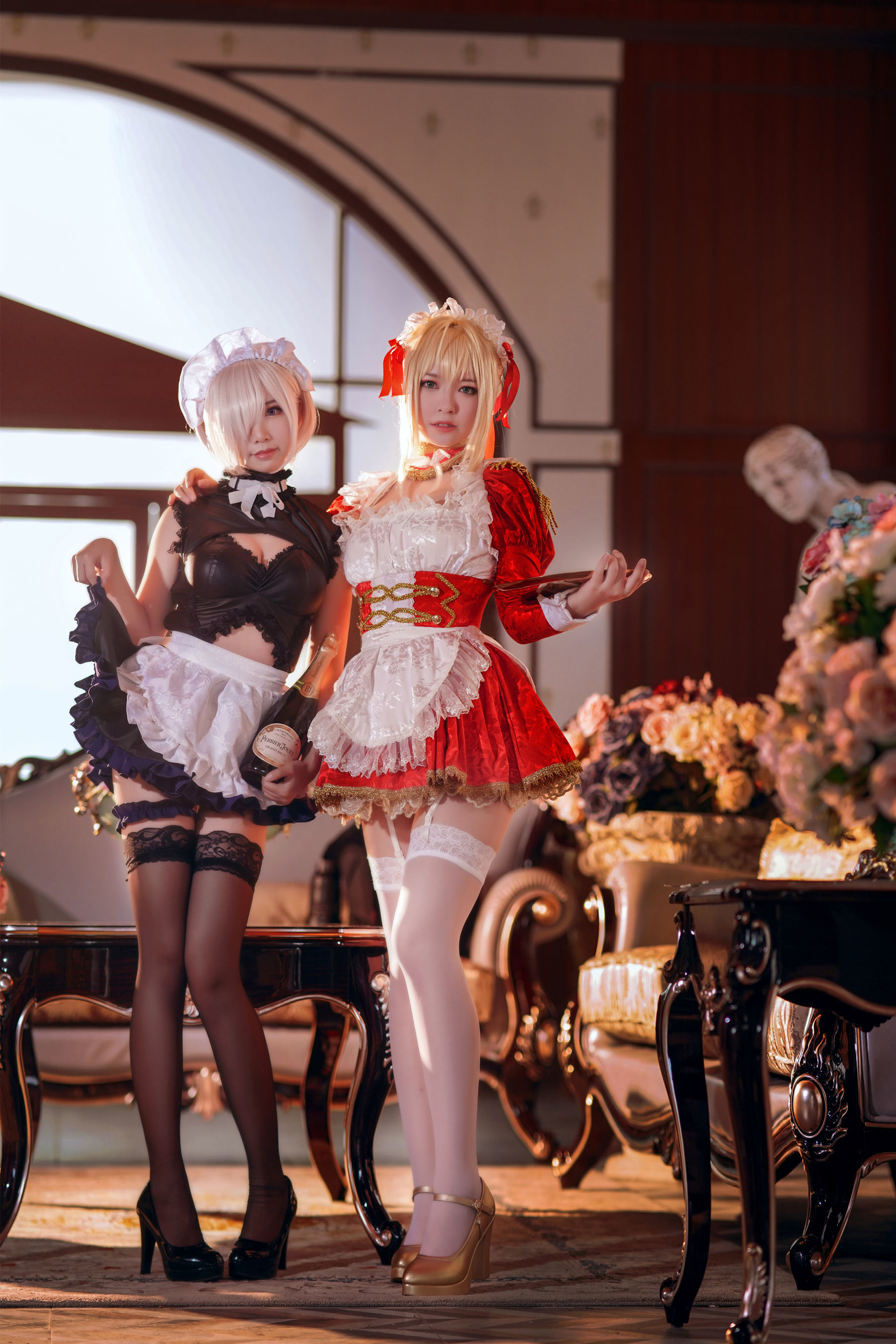 半半子&#038;面饼仙儿 Claudius x Kyrielight Maid [22P]