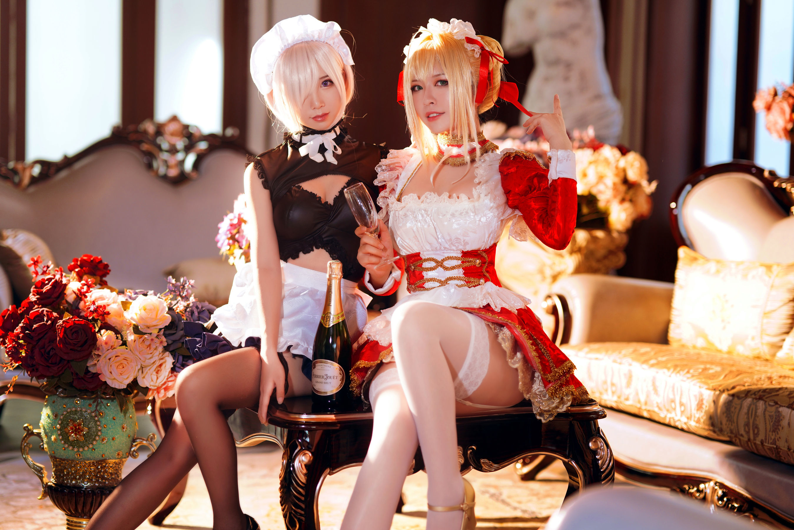 半半子&#038;面饼仙儿 Claudius x Kyrielight Maid [22P]