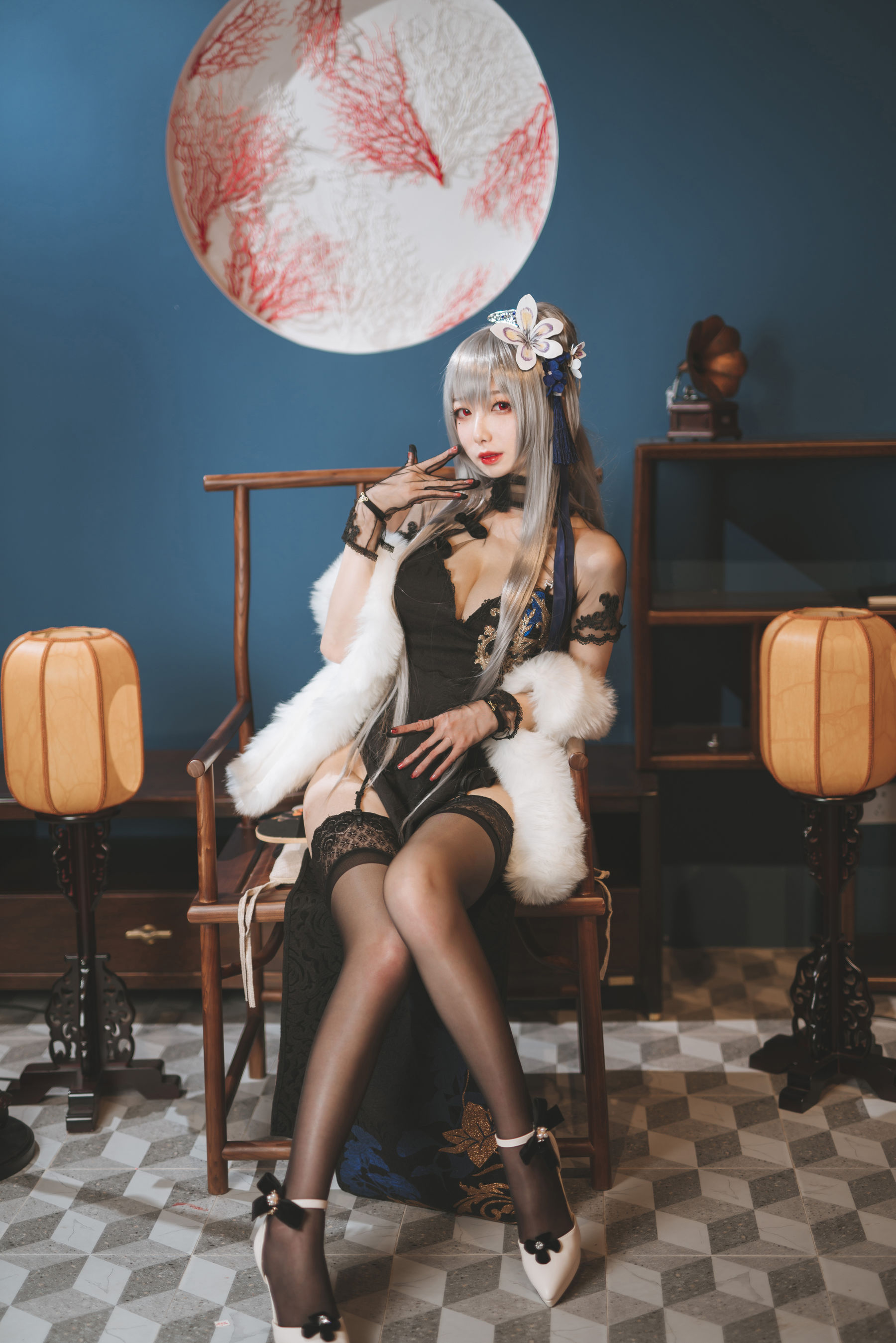 动漫博主封疆疆v – 路易九世旗袍 [35P]