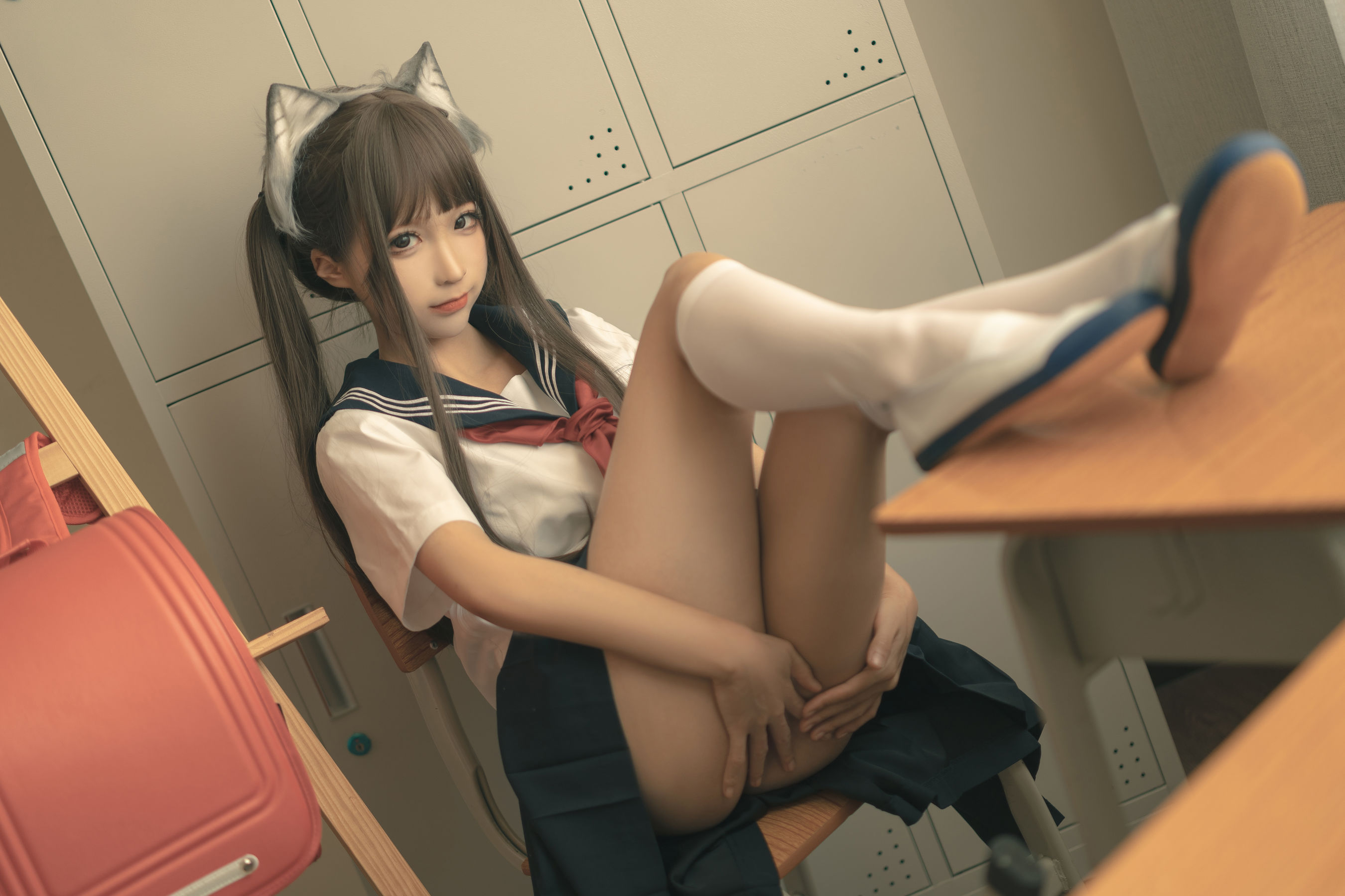 动漫博主蠢沫沫 – 放学后 [70P]