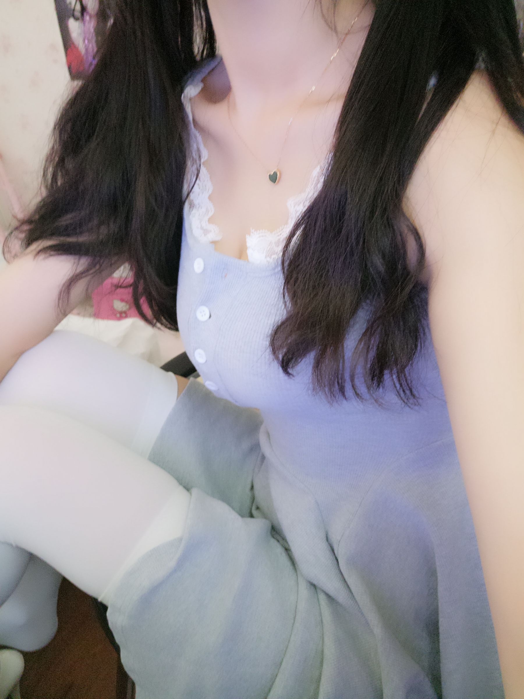 双马尾少女赛高酱作品 – 露脸灰色裙子 [23P]