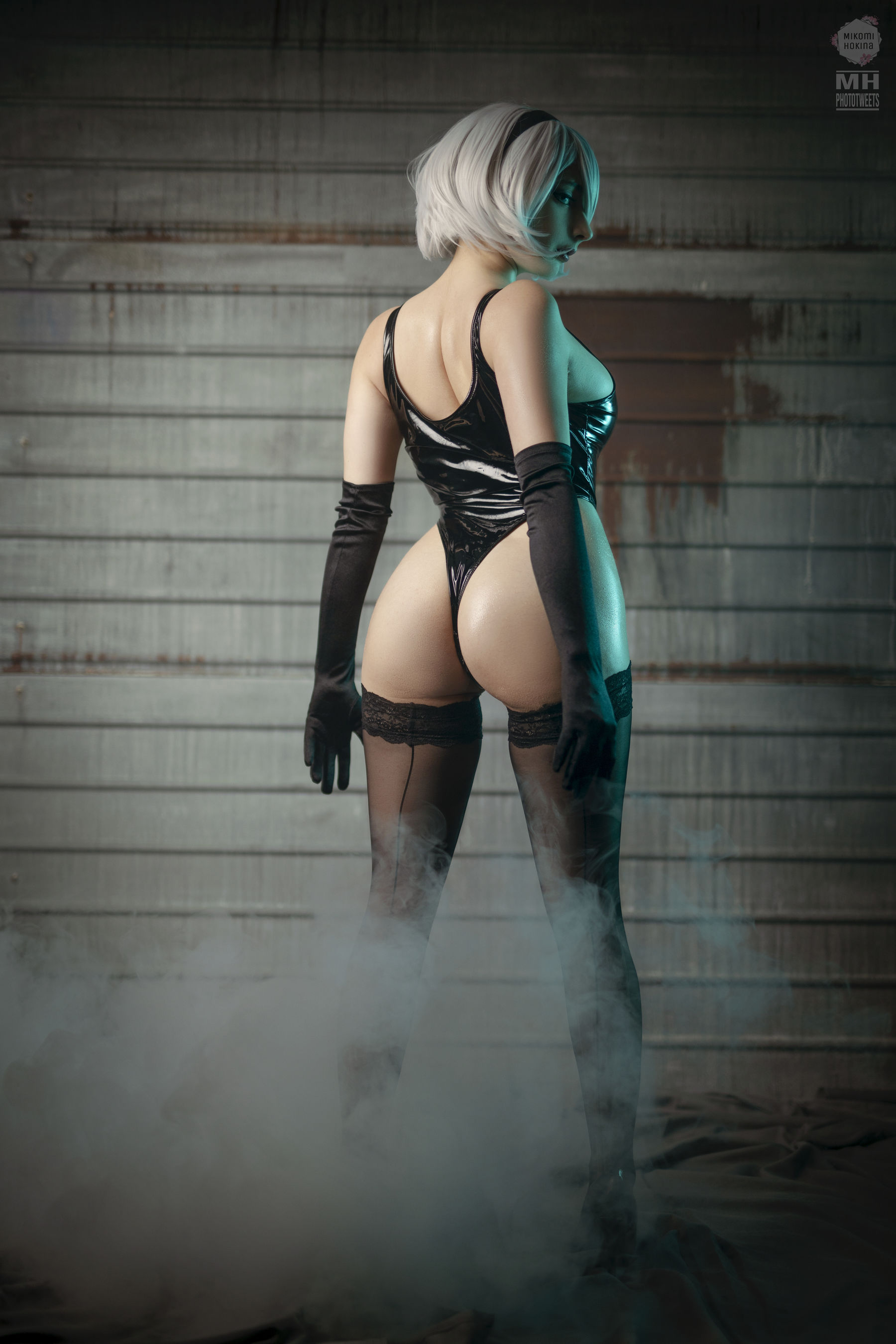 Mikomi Hokina – 2B Oily Leotard [33P]