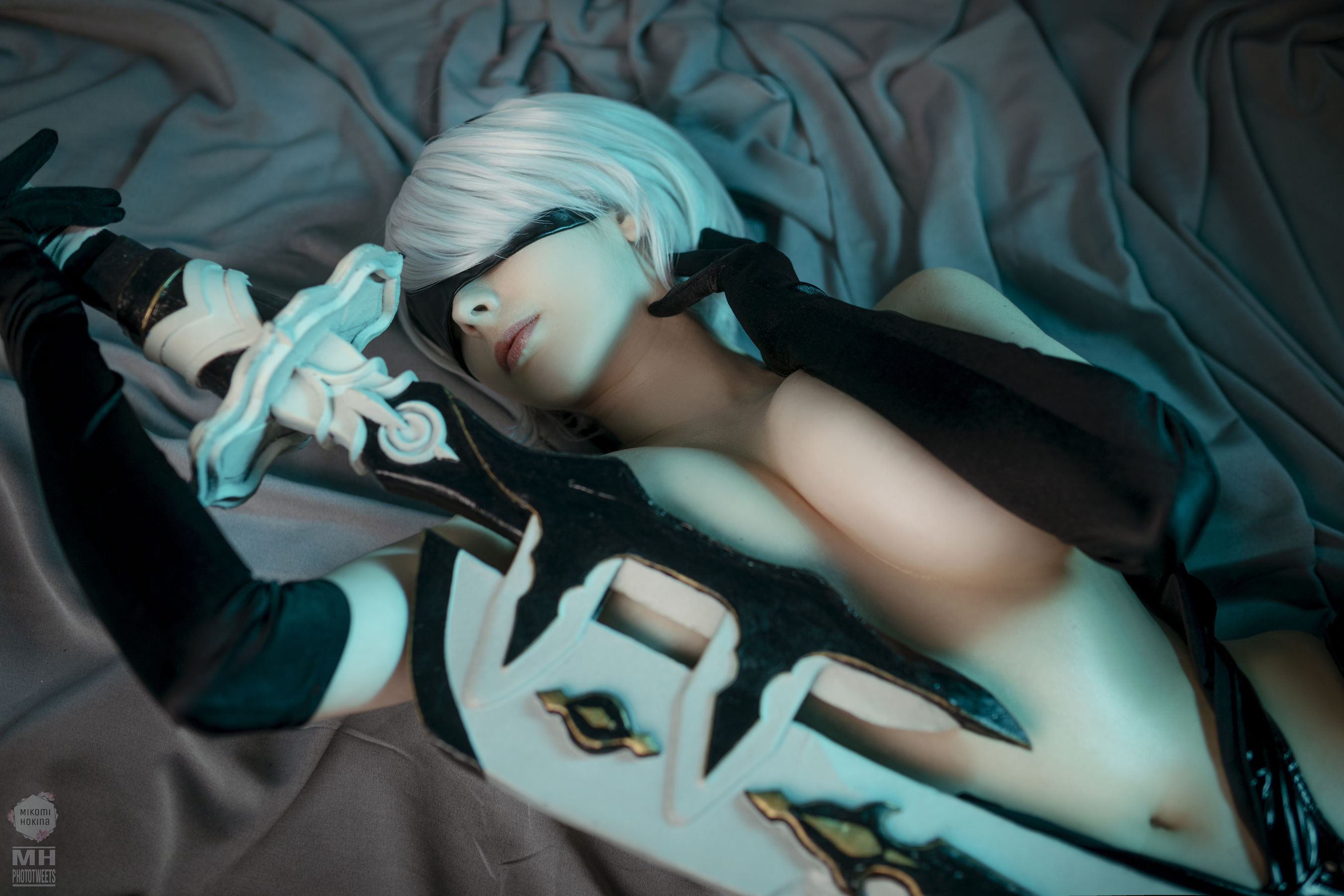 Mikomi Hokina – 2B Oily Leotard [33P]