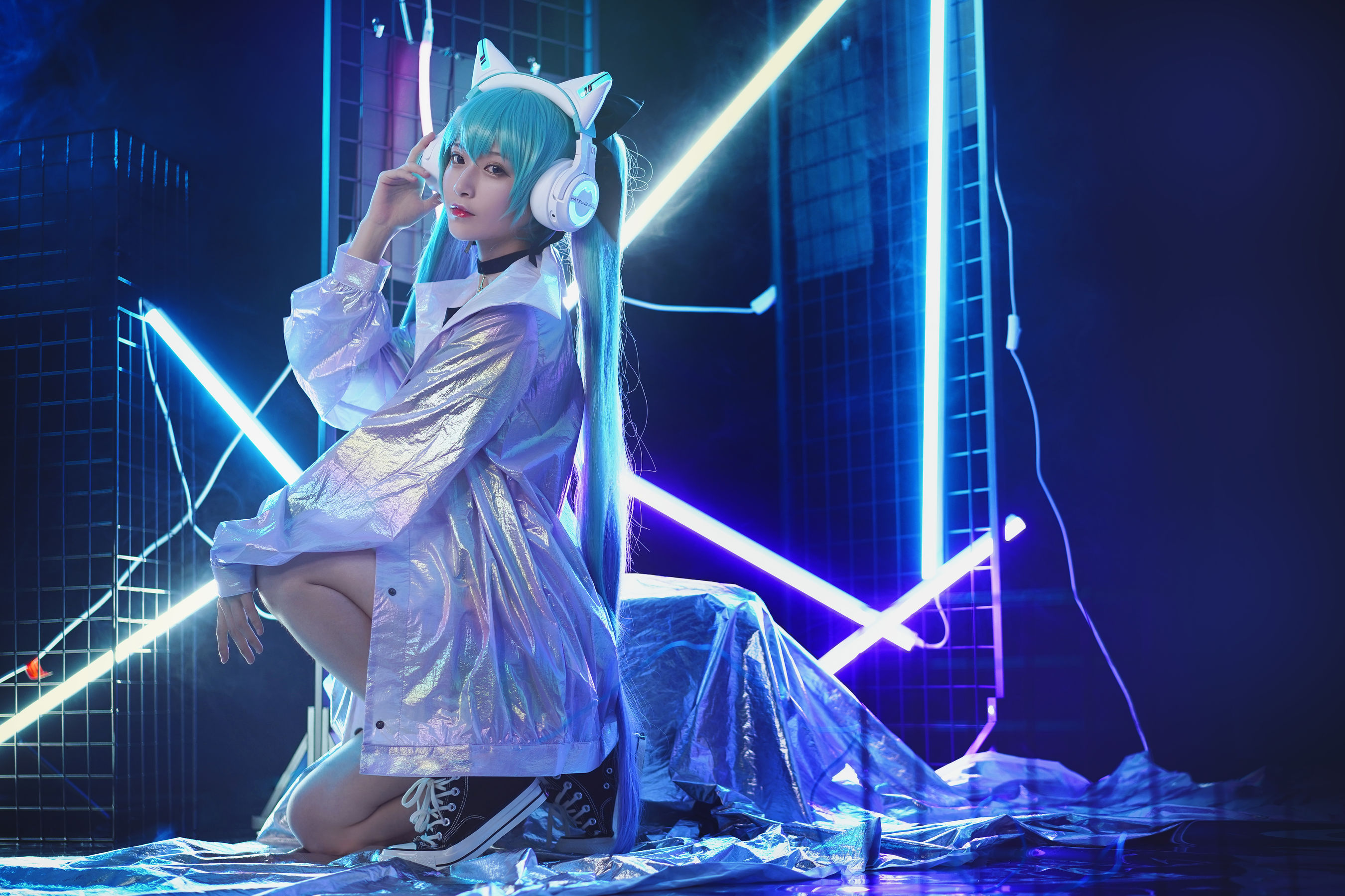 动漫博主铁板烧鬼舞w – 妖舞耳机miku [17P]