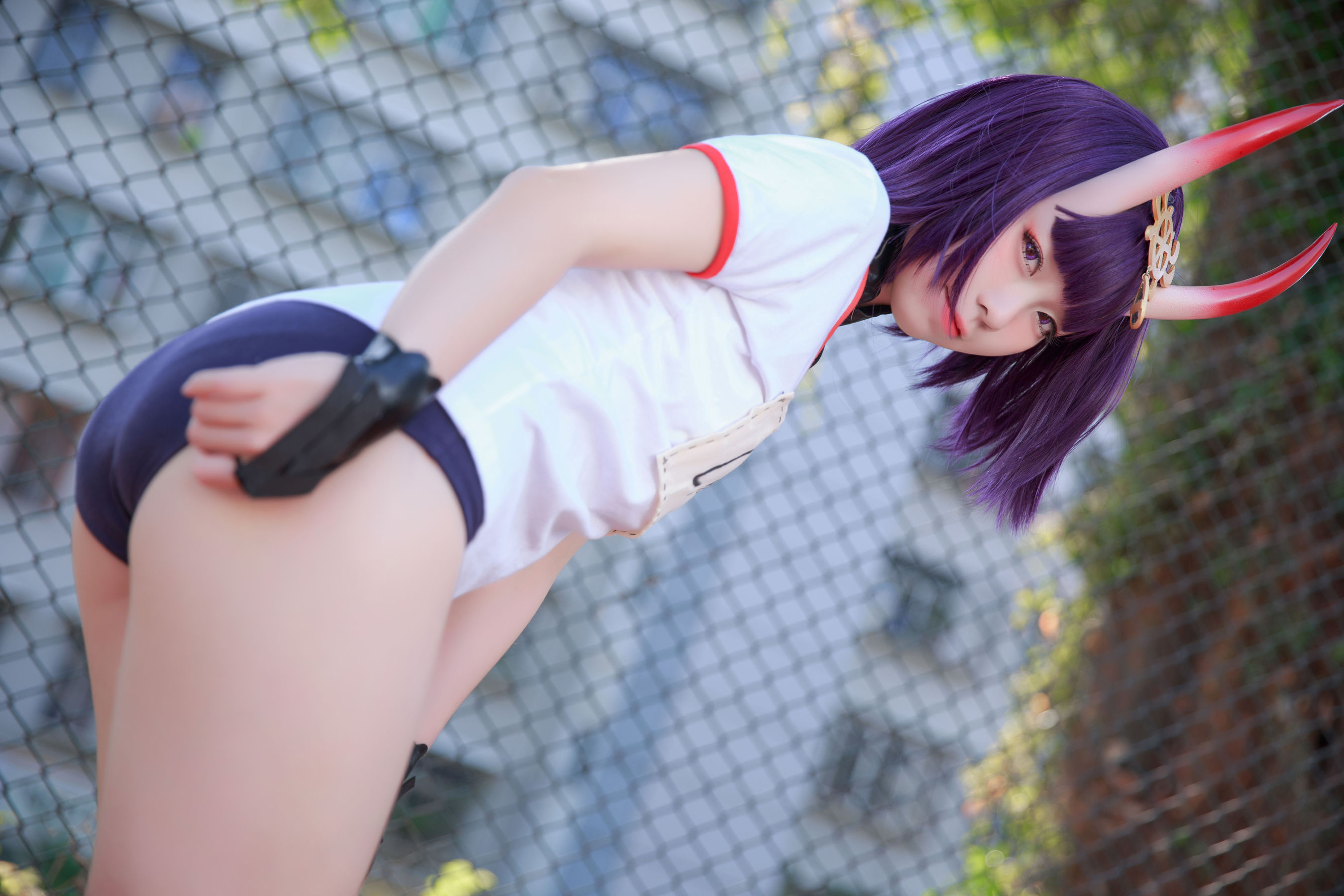 动漫博主G44不会受伤 – 酒吞体操服 [18P]