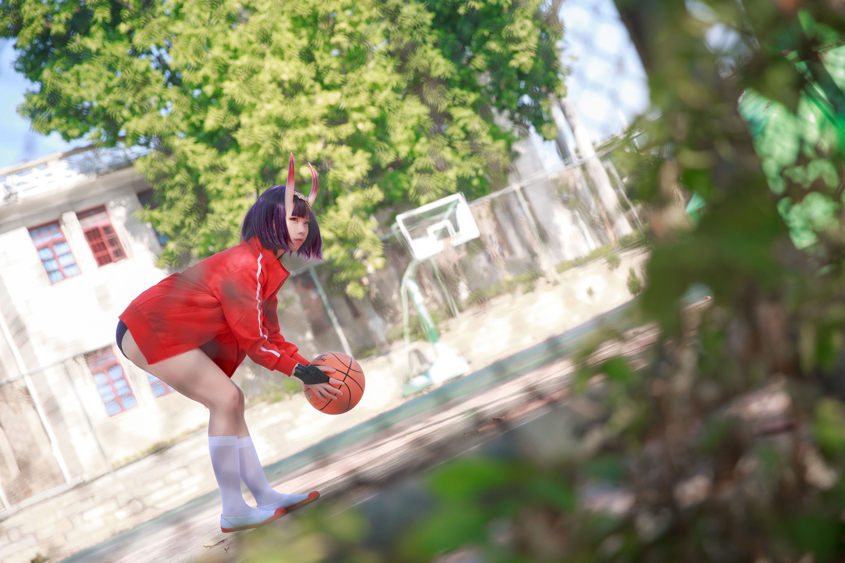 动漫博主G44不会受伤 – 酒吞体操服 [18P]