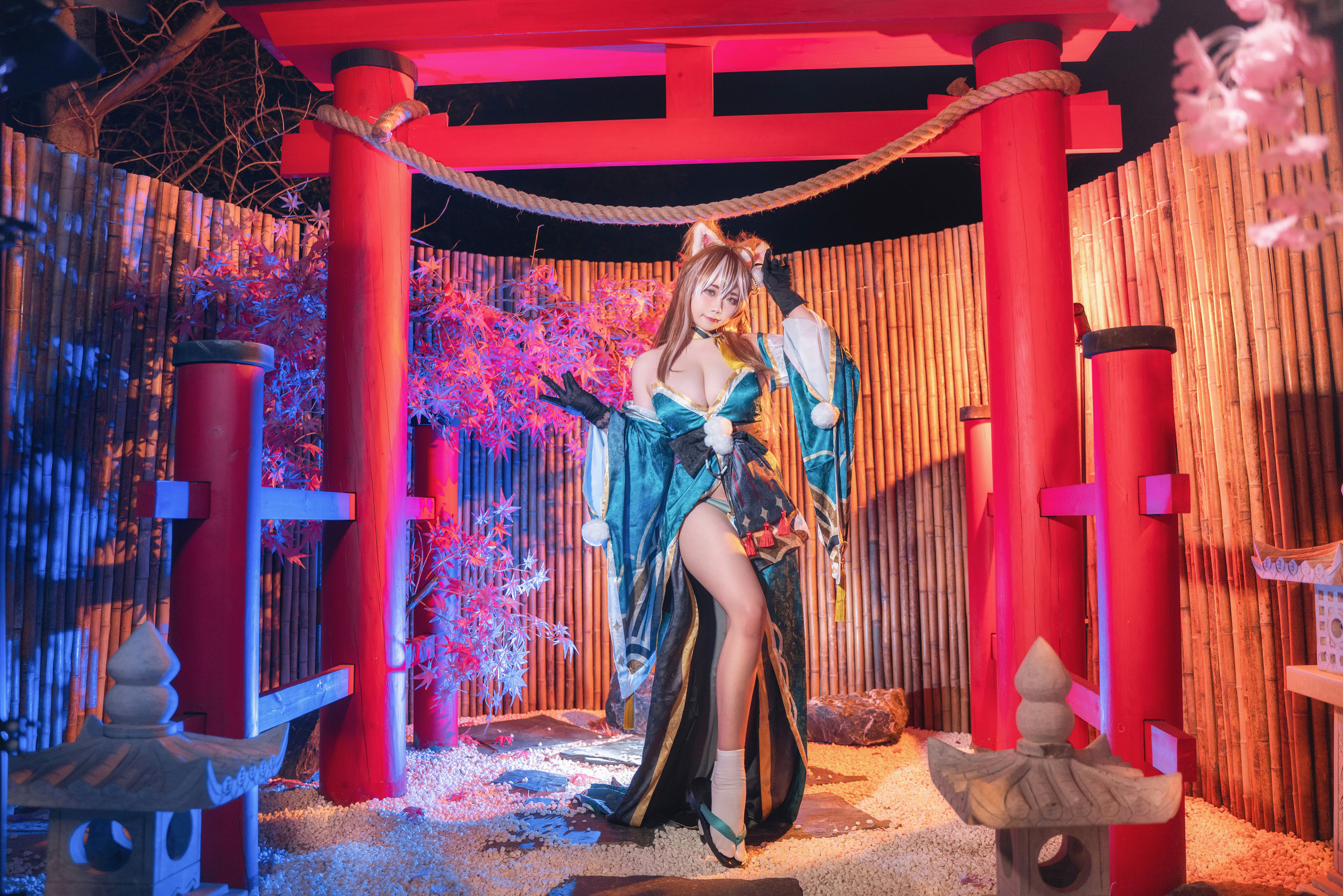 贞子蜜桃 – 原神 希娜小姐 [19P]