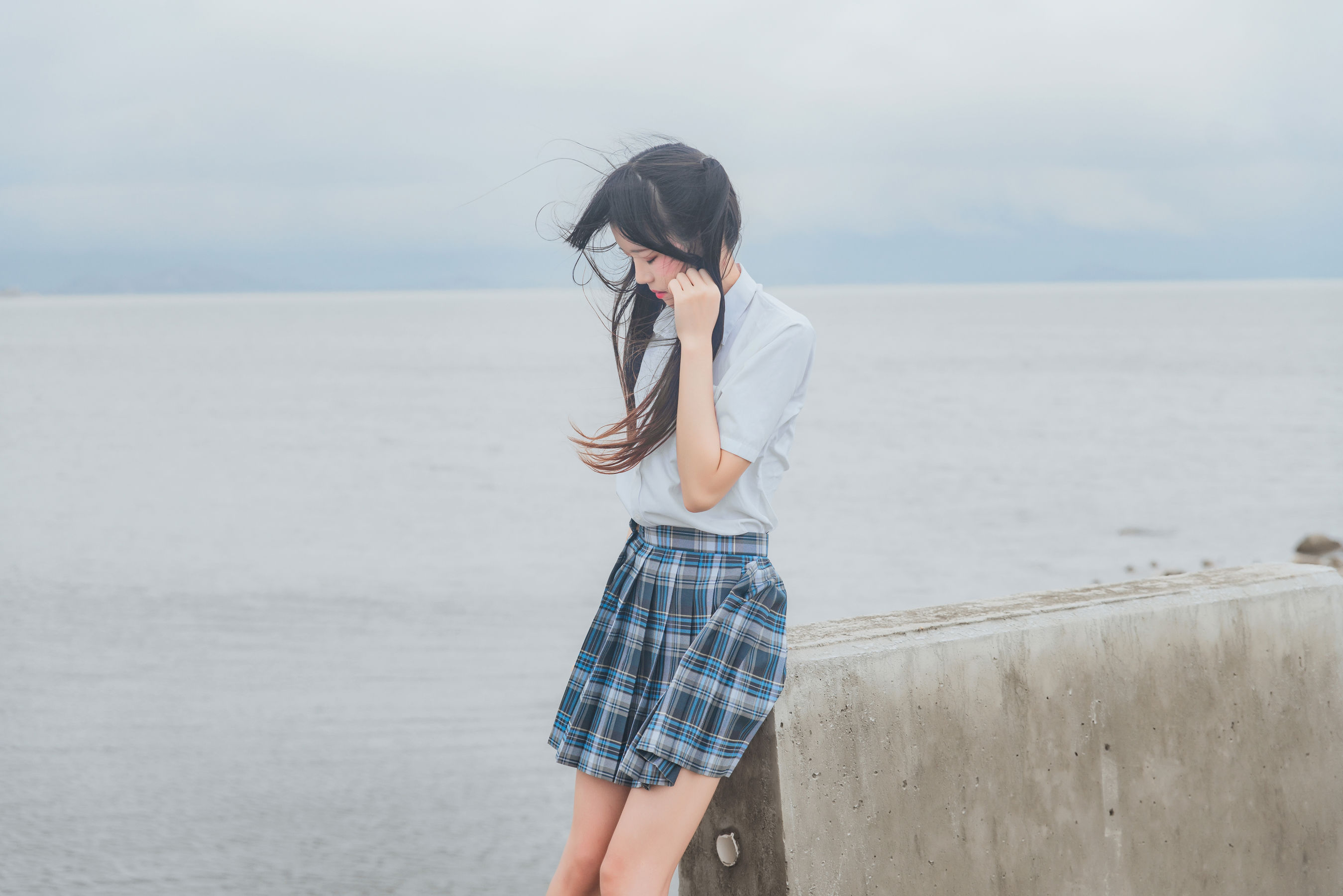 [萝莉COS] 桜桃喵《耳畔的风》 [27P]