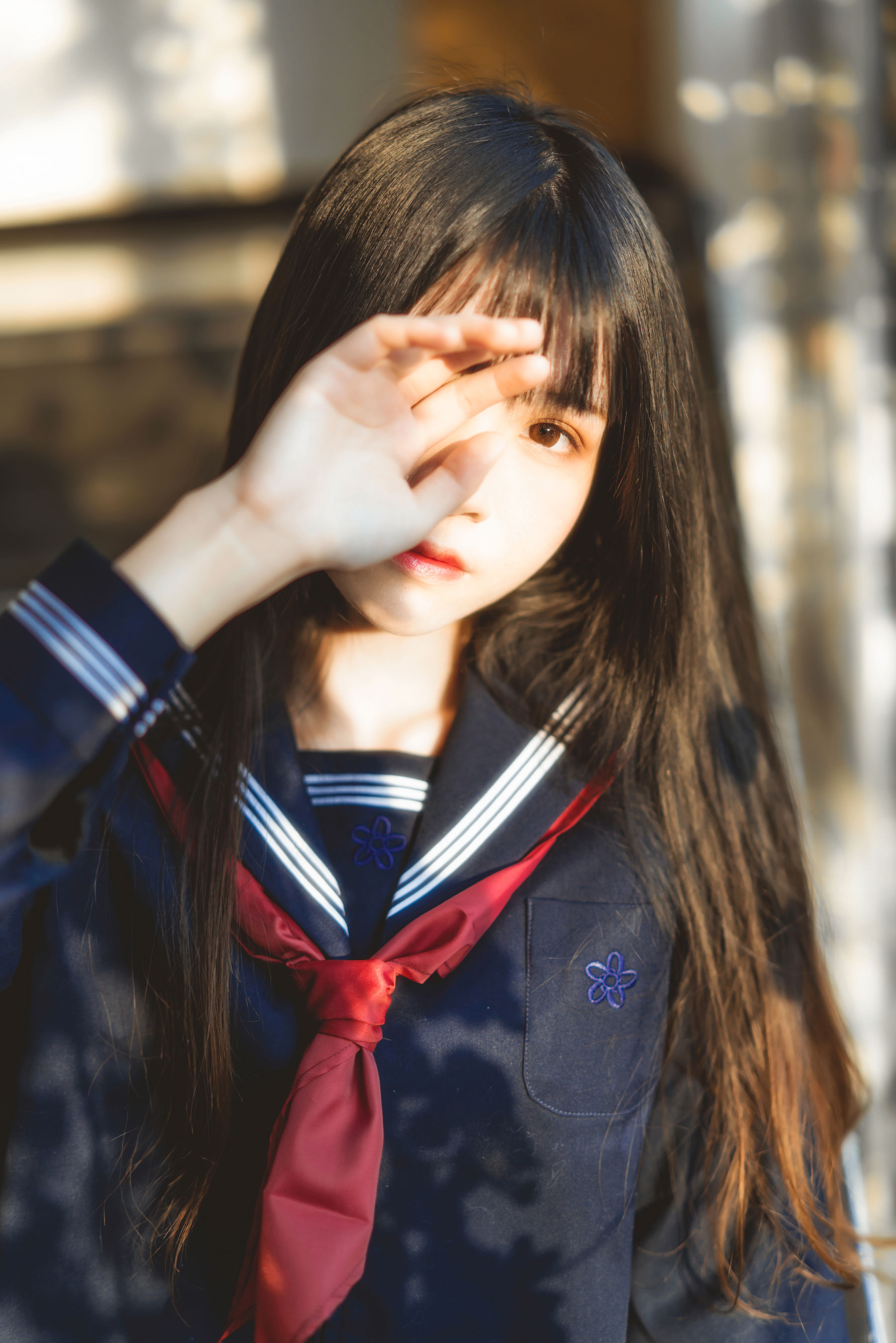 桜桃喵《(小少女)黑色水手服》 [50P]