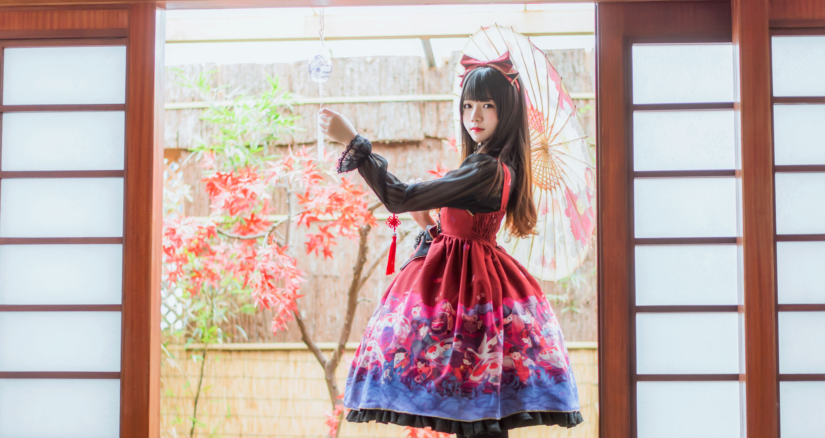 [萝莉COS] 桜桃喵《和风lolita》 [22P]