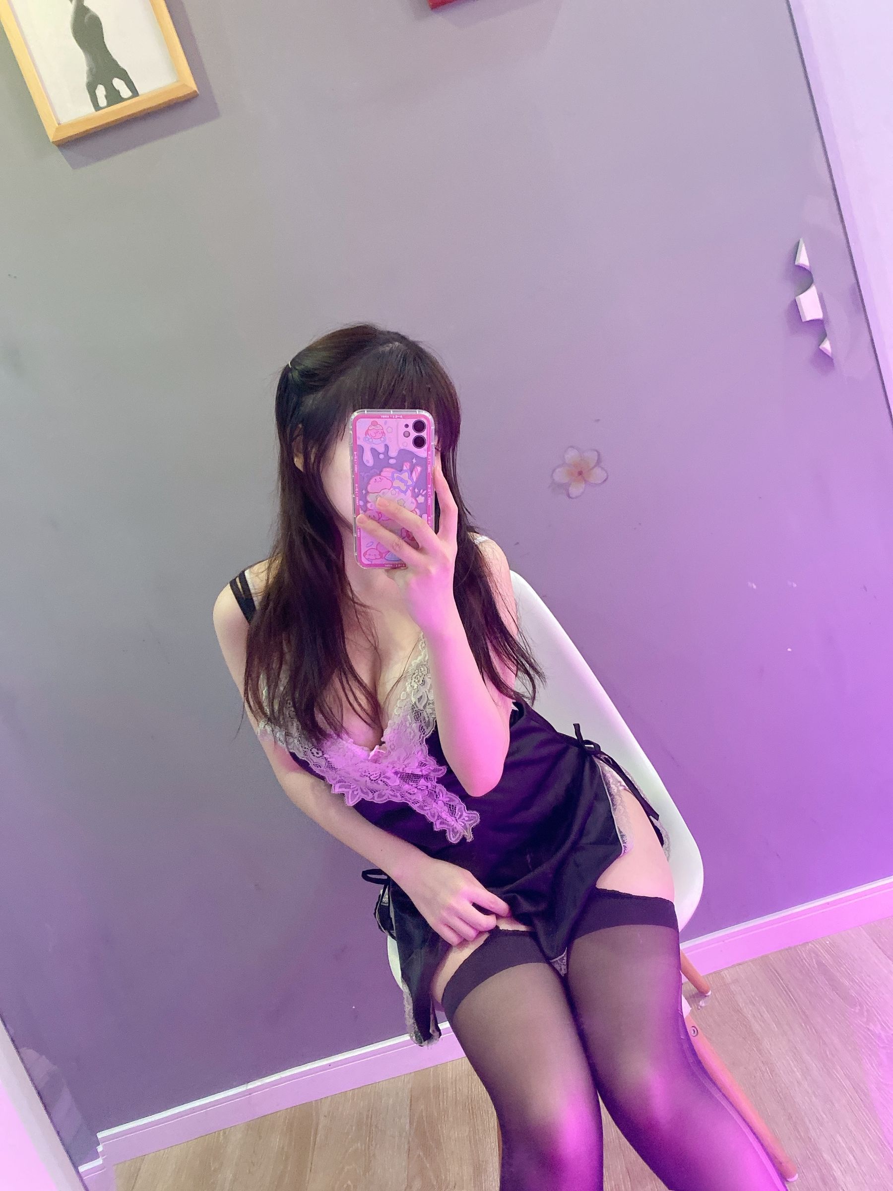 usejan – 黑丝睡衣 [30P]