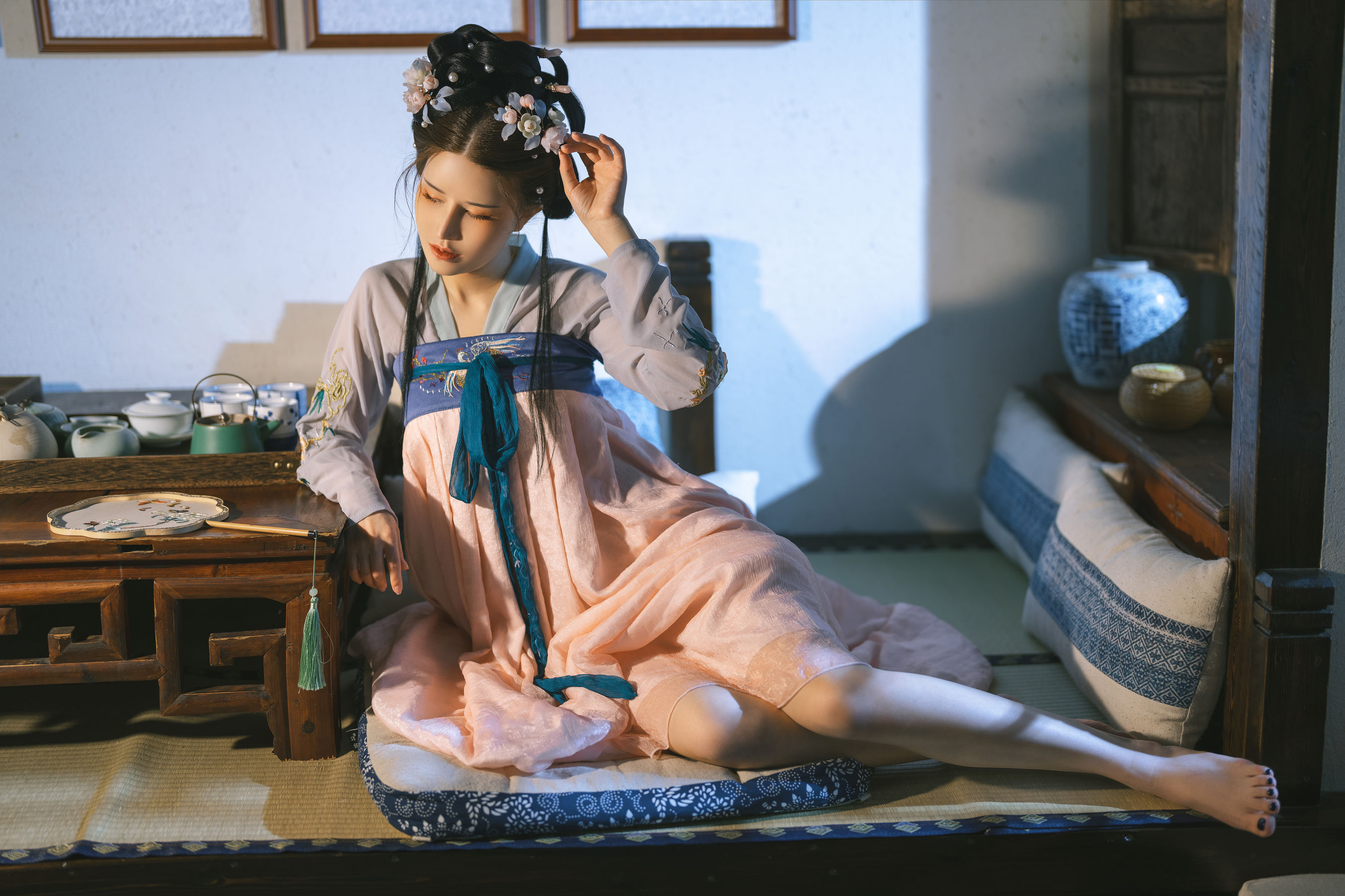 鹿八岁 – X铁手叫兽 汉服 [56P]