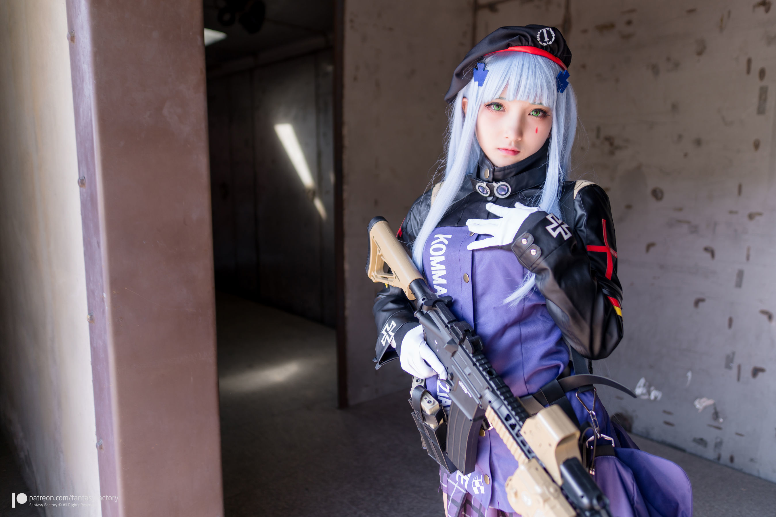 [Fantasy Factory] 小丁Cosplay – 魔女 浴池 黑丝 [60P]