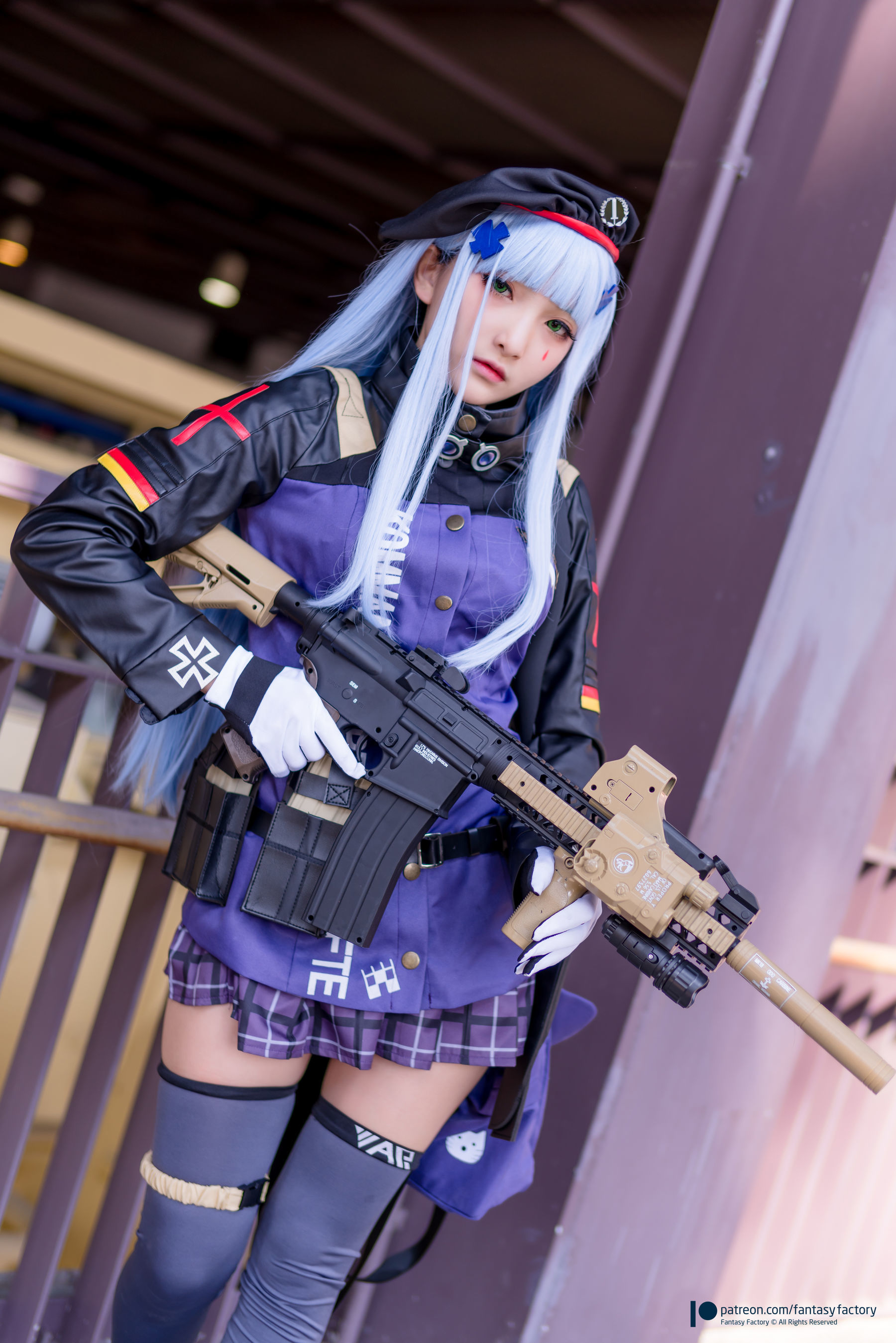 [Fantasy Factory] 小丁Cosplay – 魔女 浴池 黑丝 [60P]