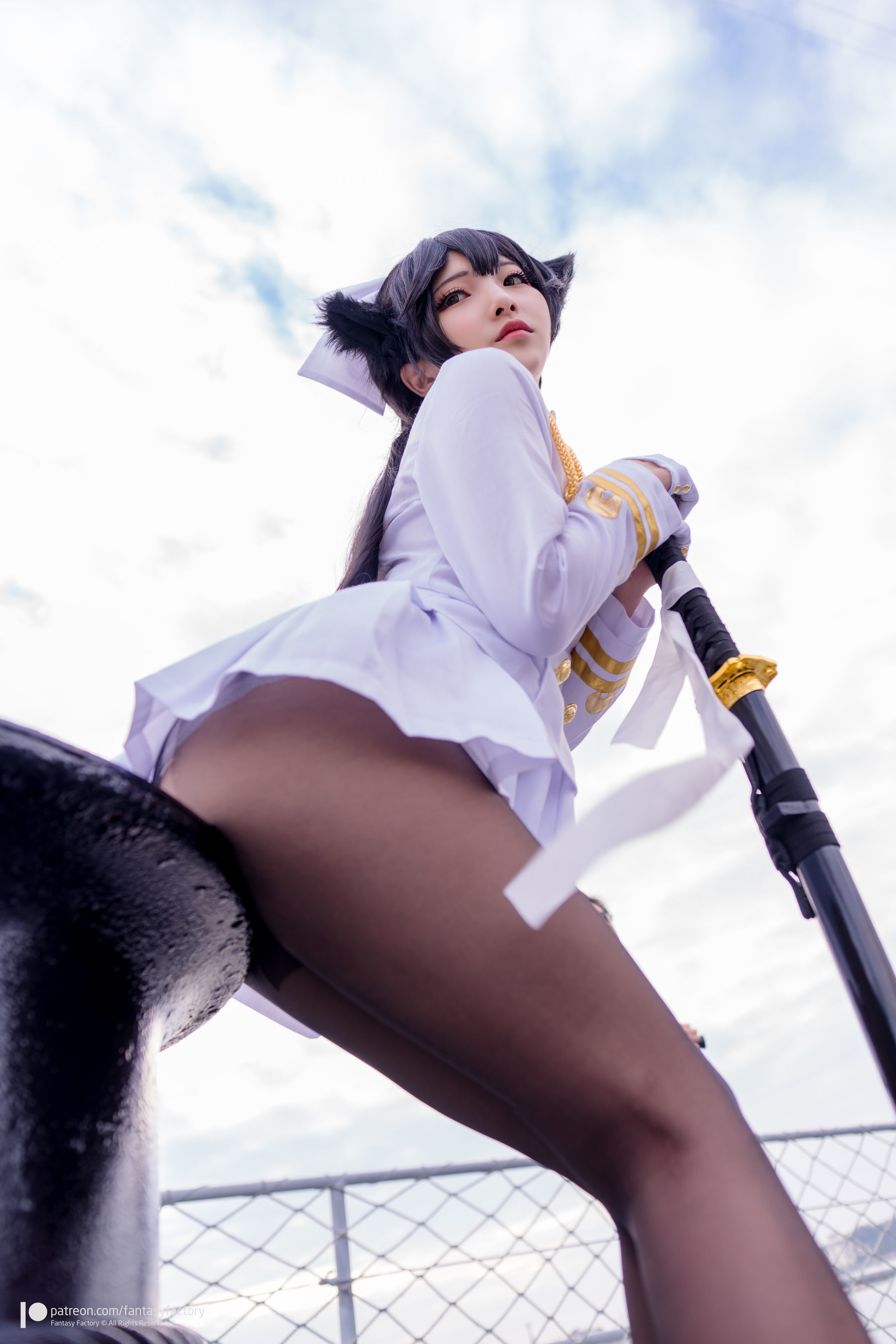 [Fantasy Factory] 小丁Cosplay – 魔女 浴池 黑丝 [60P]