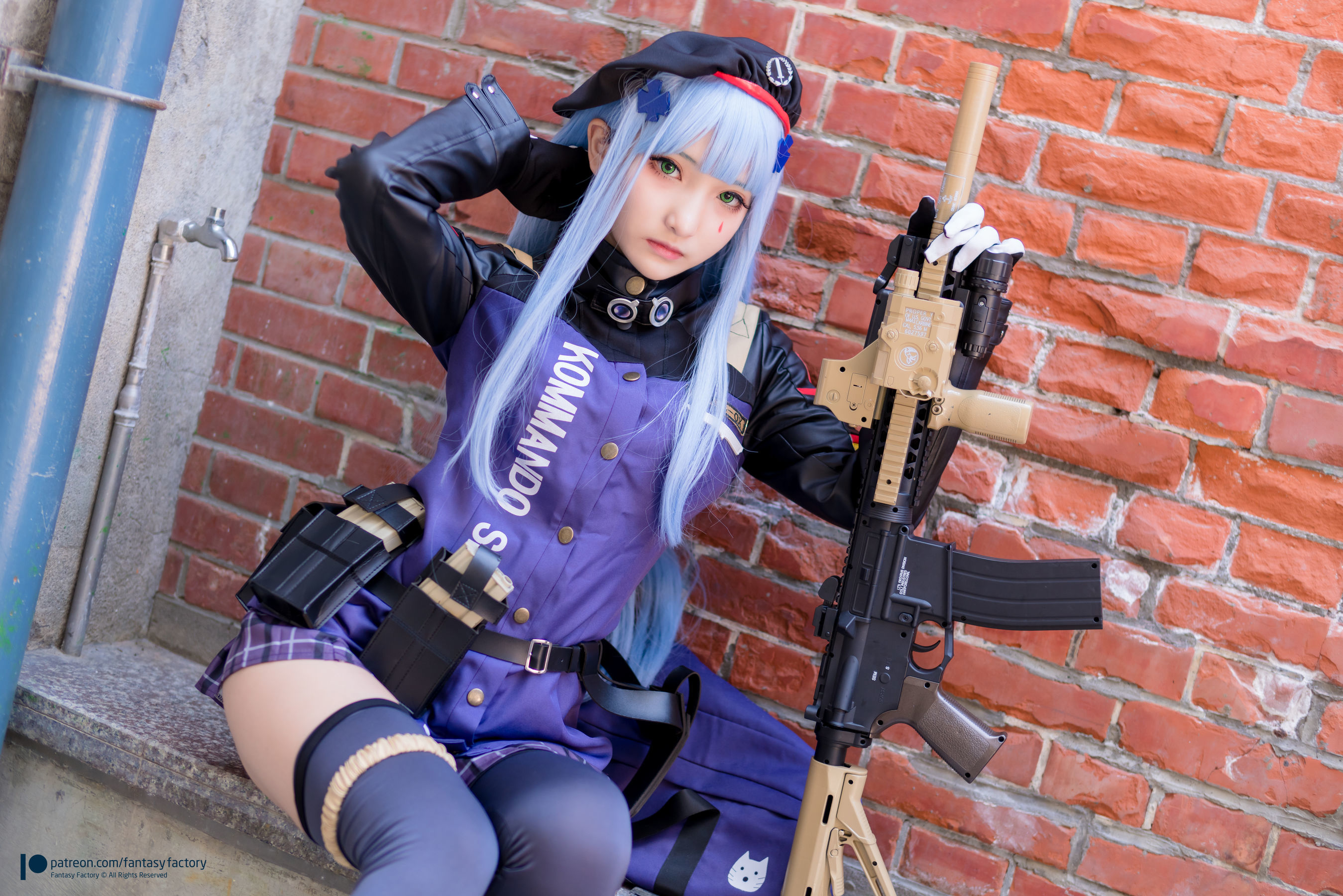 [Fantasy Factory] 小丁Cosplay – 魔女 浴池 黑丝 [60P]