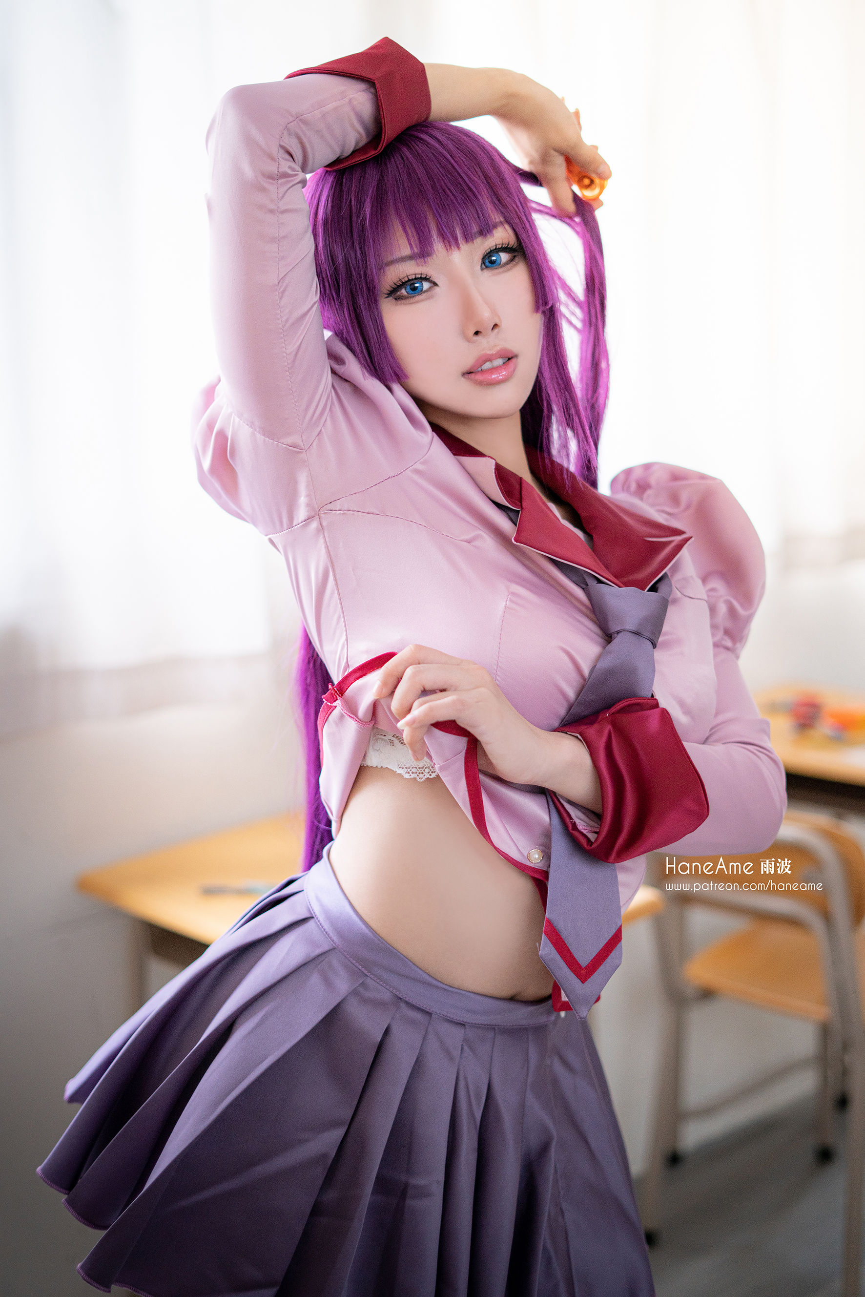 Hane Ame 雨波写真 – 化物语 战场原 [17P]