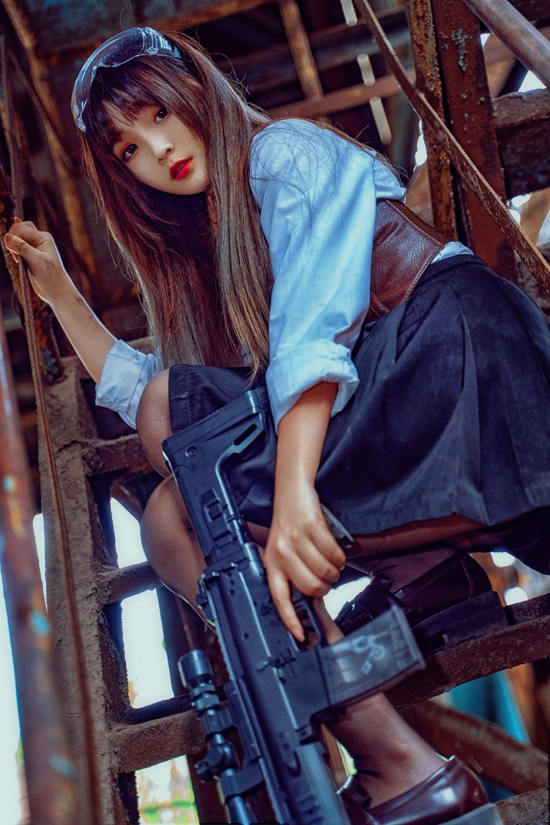 二次元美女古川kagura – 武装JK [29P]