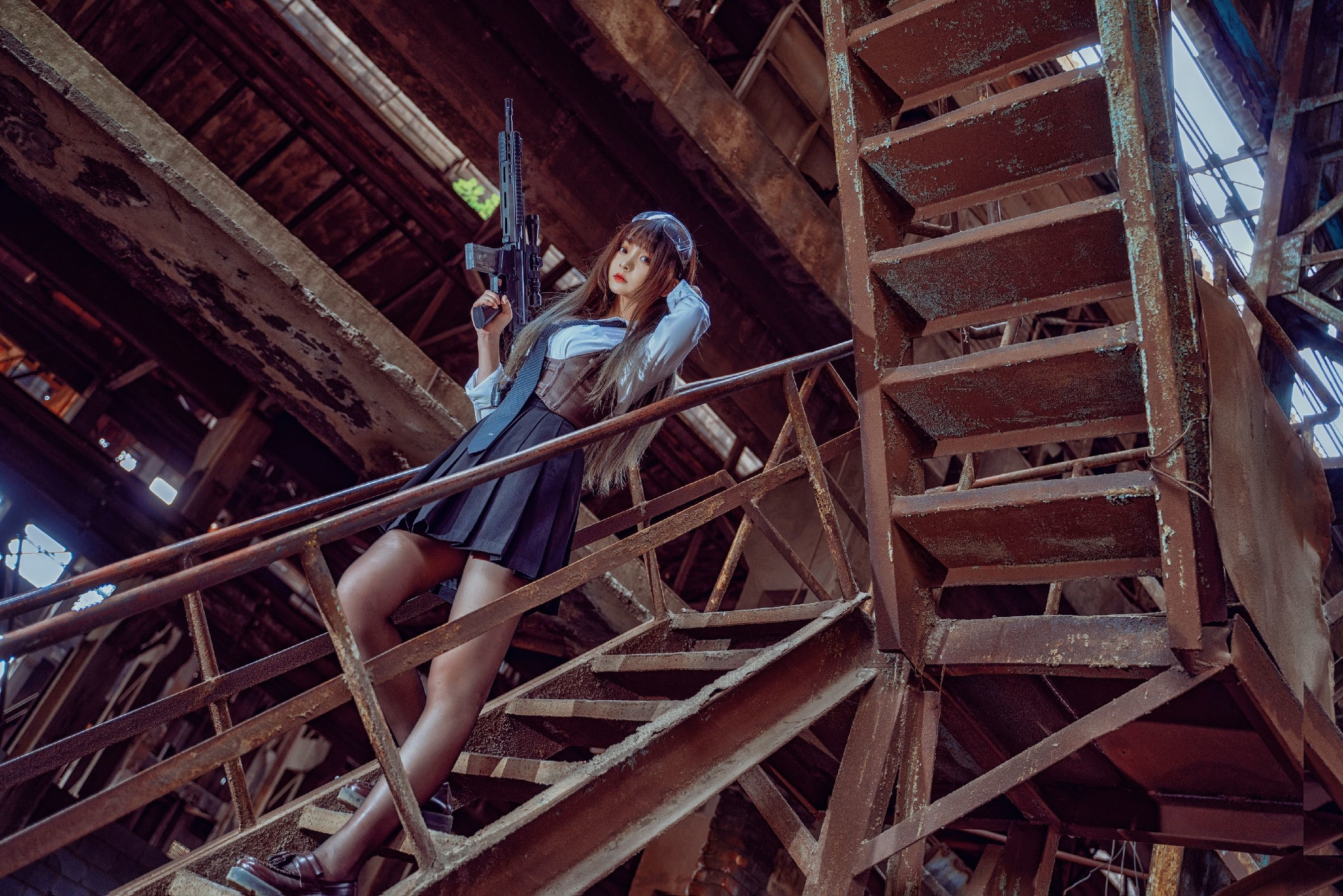 二次元美女古川kagura – 武装JK [29P]