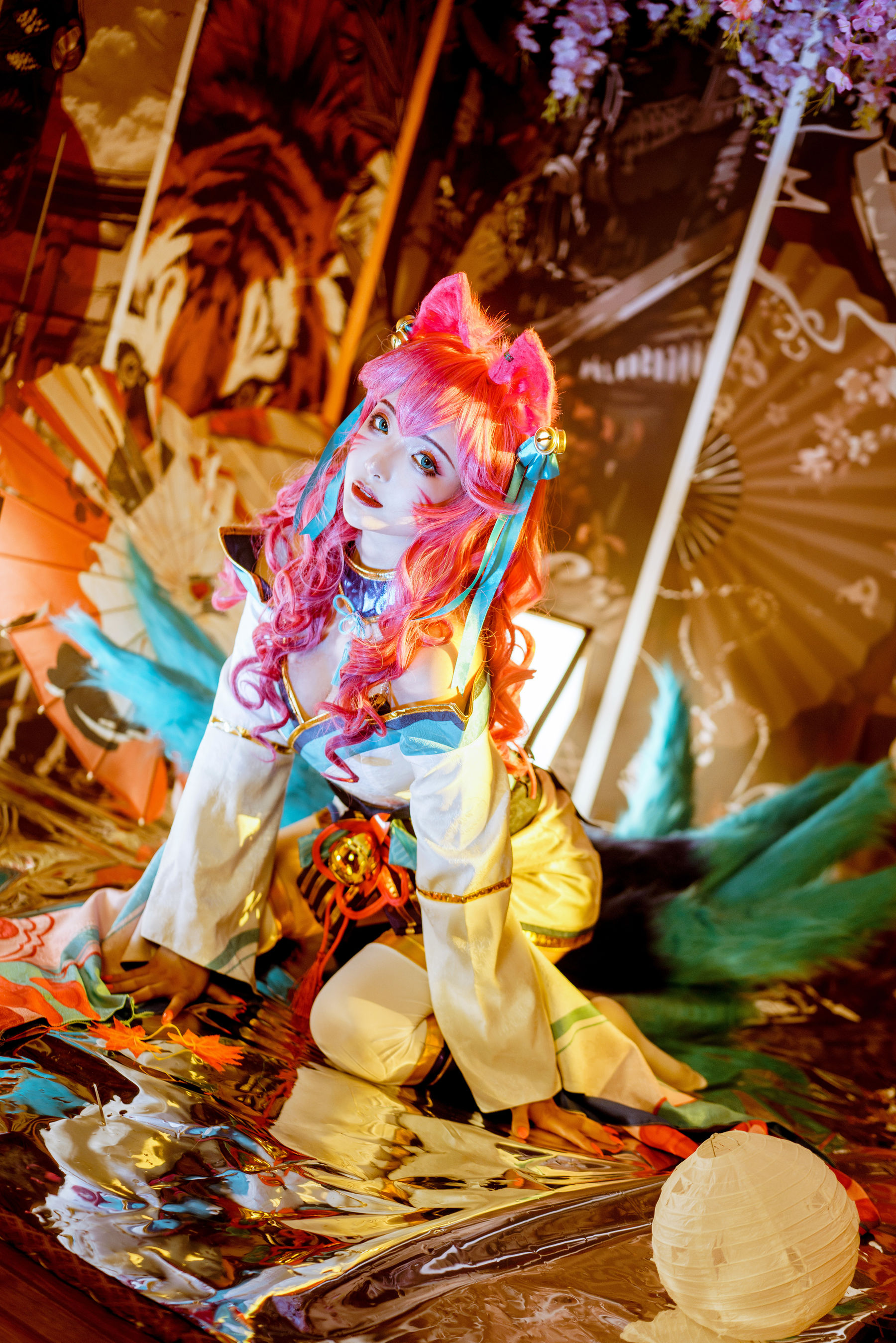 [Cosplay写真] 动漫博主雯妹 – 阿狸 [14P]