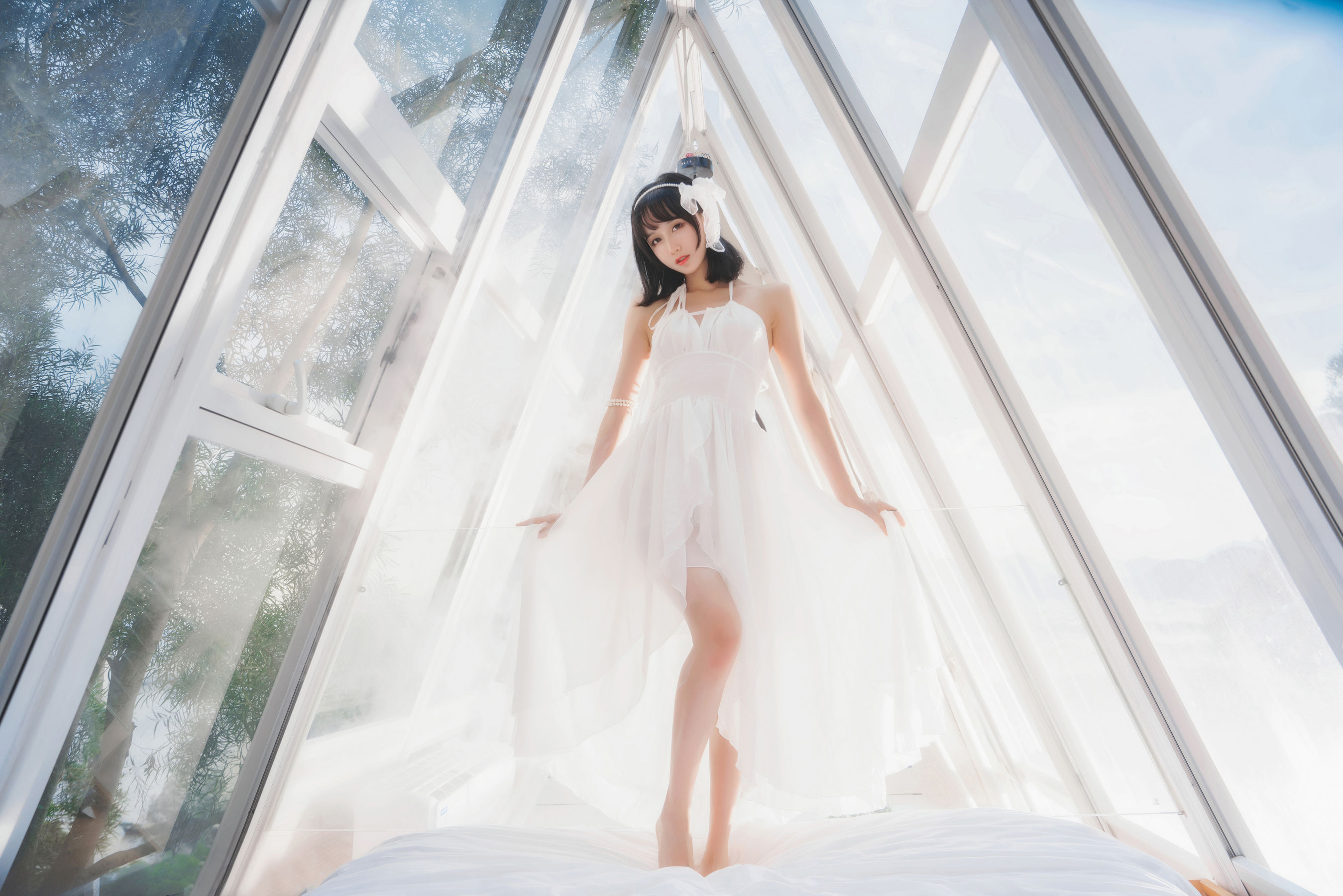 萌系小姐姐木绵绵OwO – 水波温柔 [24P]