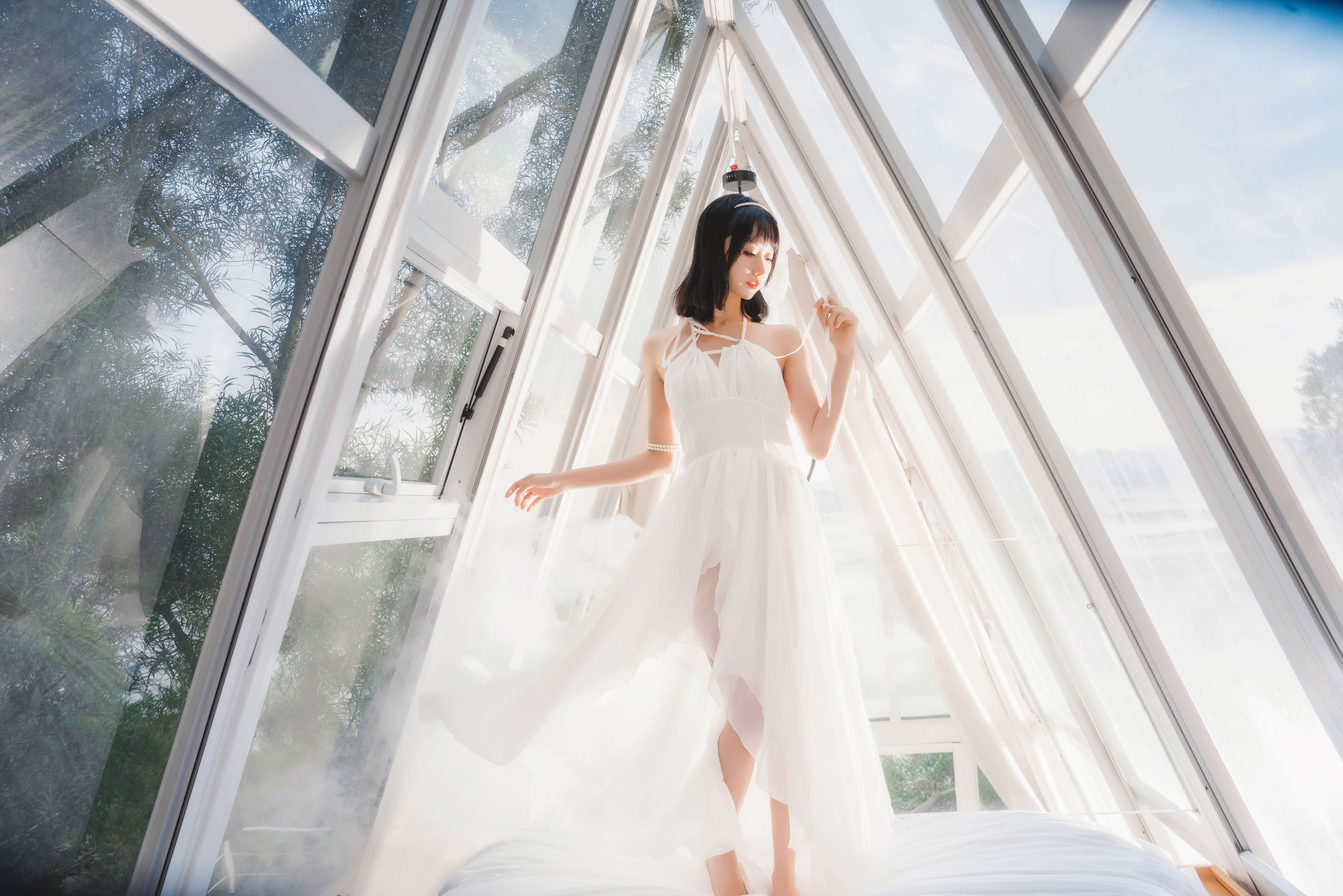 萌系小姐姐木绵绵OwO – 水波温柔 [24P]